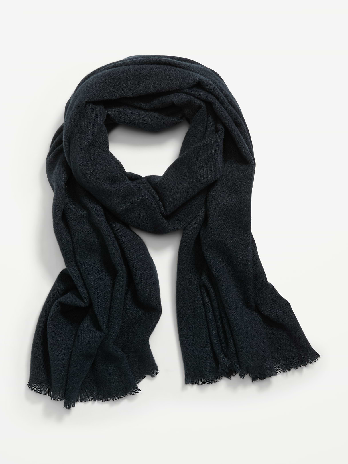 Flannel Printed Scarf - Black Jack