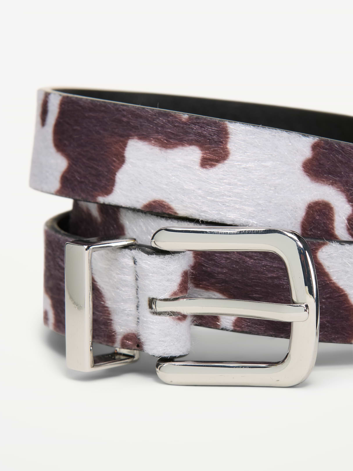 Classic Pony Hair Belt - Cowhide