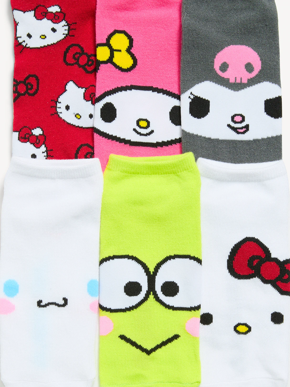 Hello Kitty® 6-Pack Novelty Ankle Socks for Women - Hello Kitty