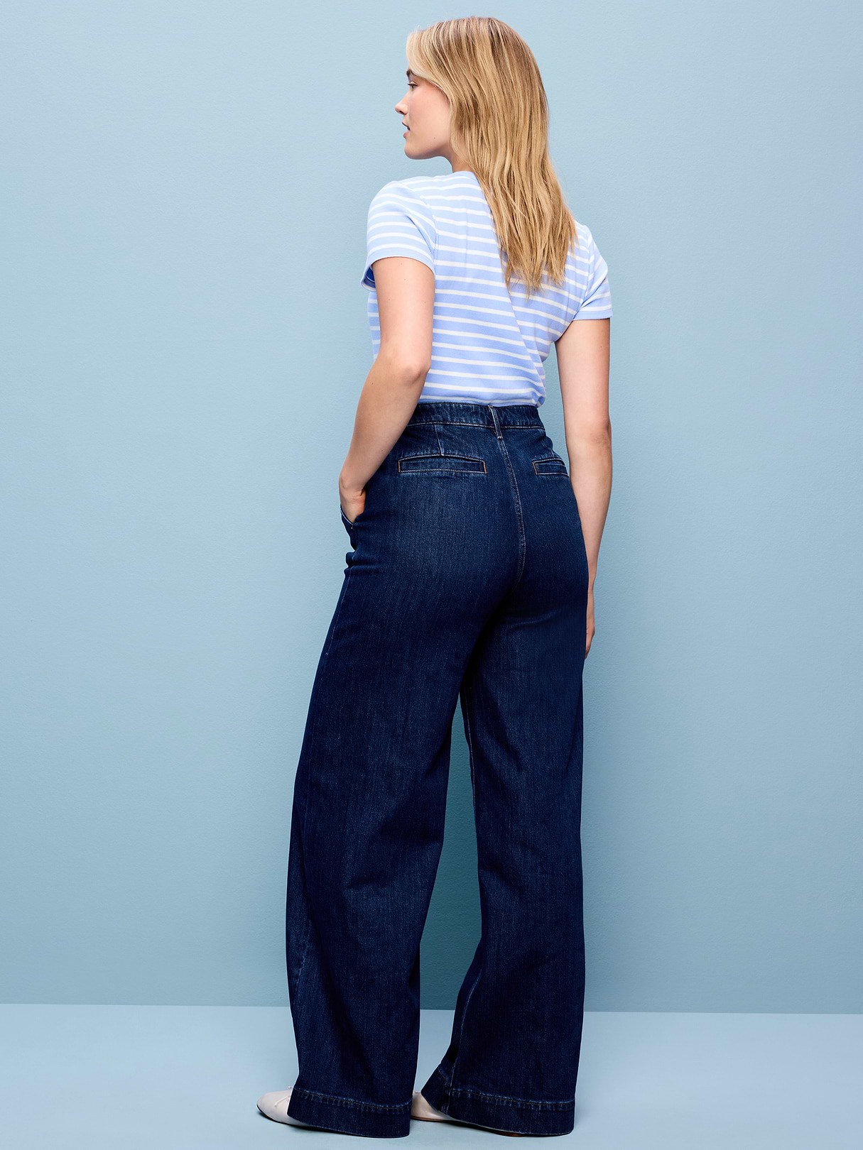 Extra High-Waisted Super Wide-Leg Jeans - Josie