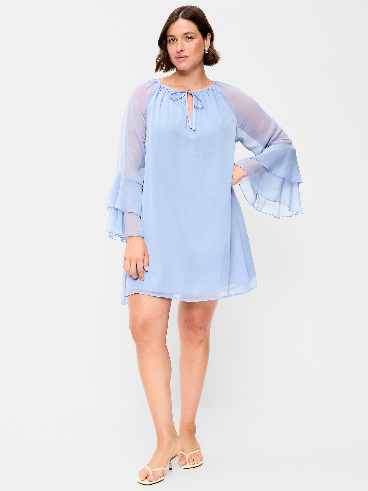 Bell-Sleeve Boho Mini Dress - Shady Lane