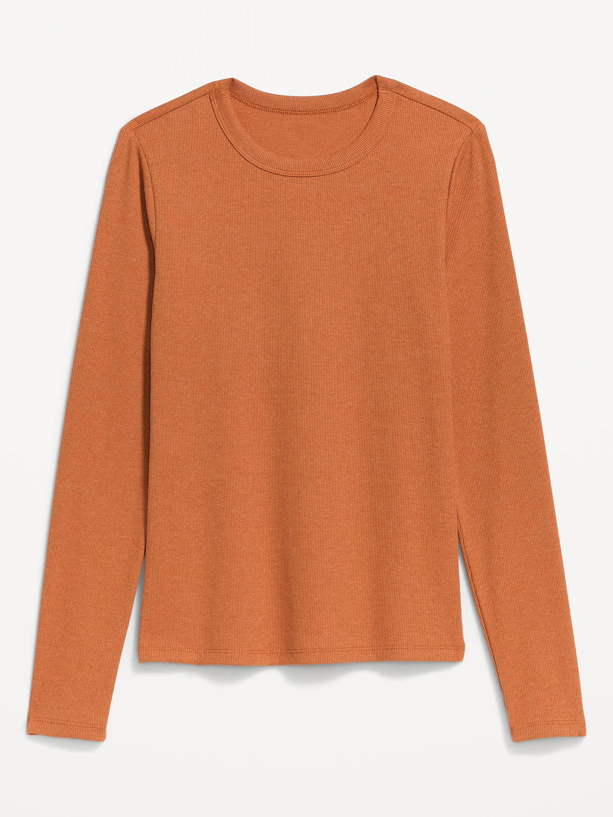 Snug Long-Sleeve Striped Ribbed T-Shirt - Spice of Life