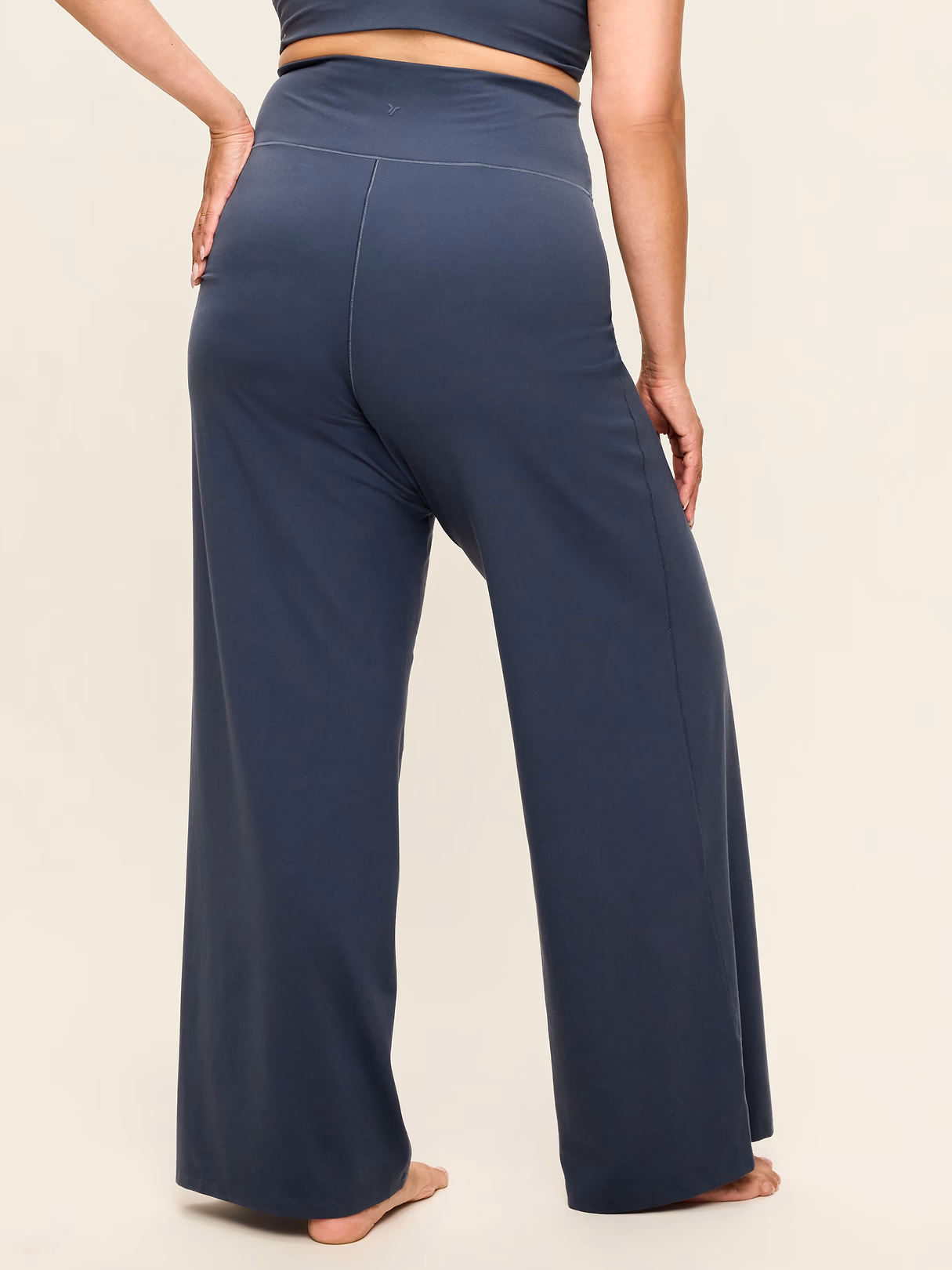 High-Waisted StudioSmooth Wide-Leg Pants - Dusk Navy