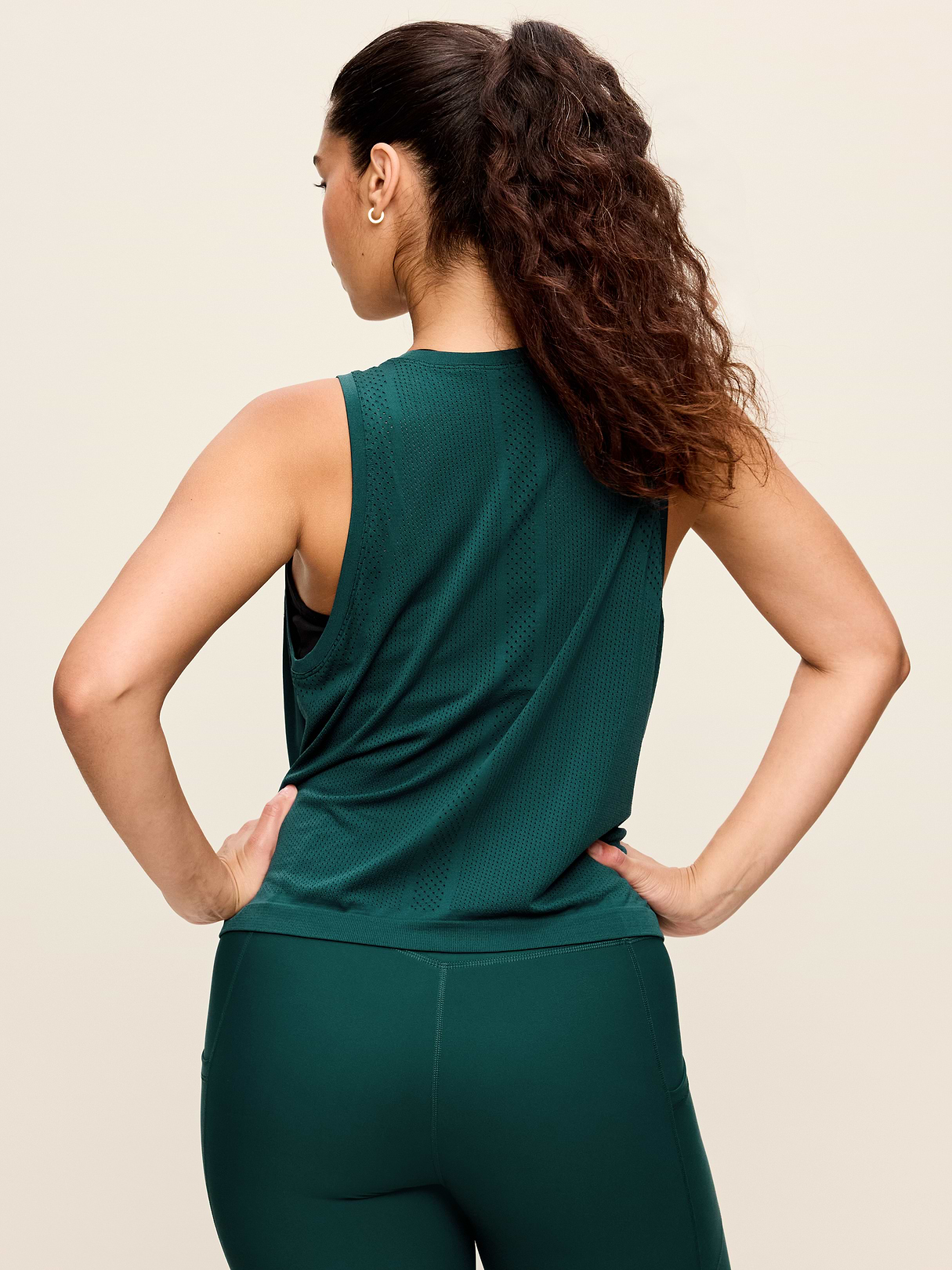 Fluid Seamless Loose Tank Top - Jet Stream
