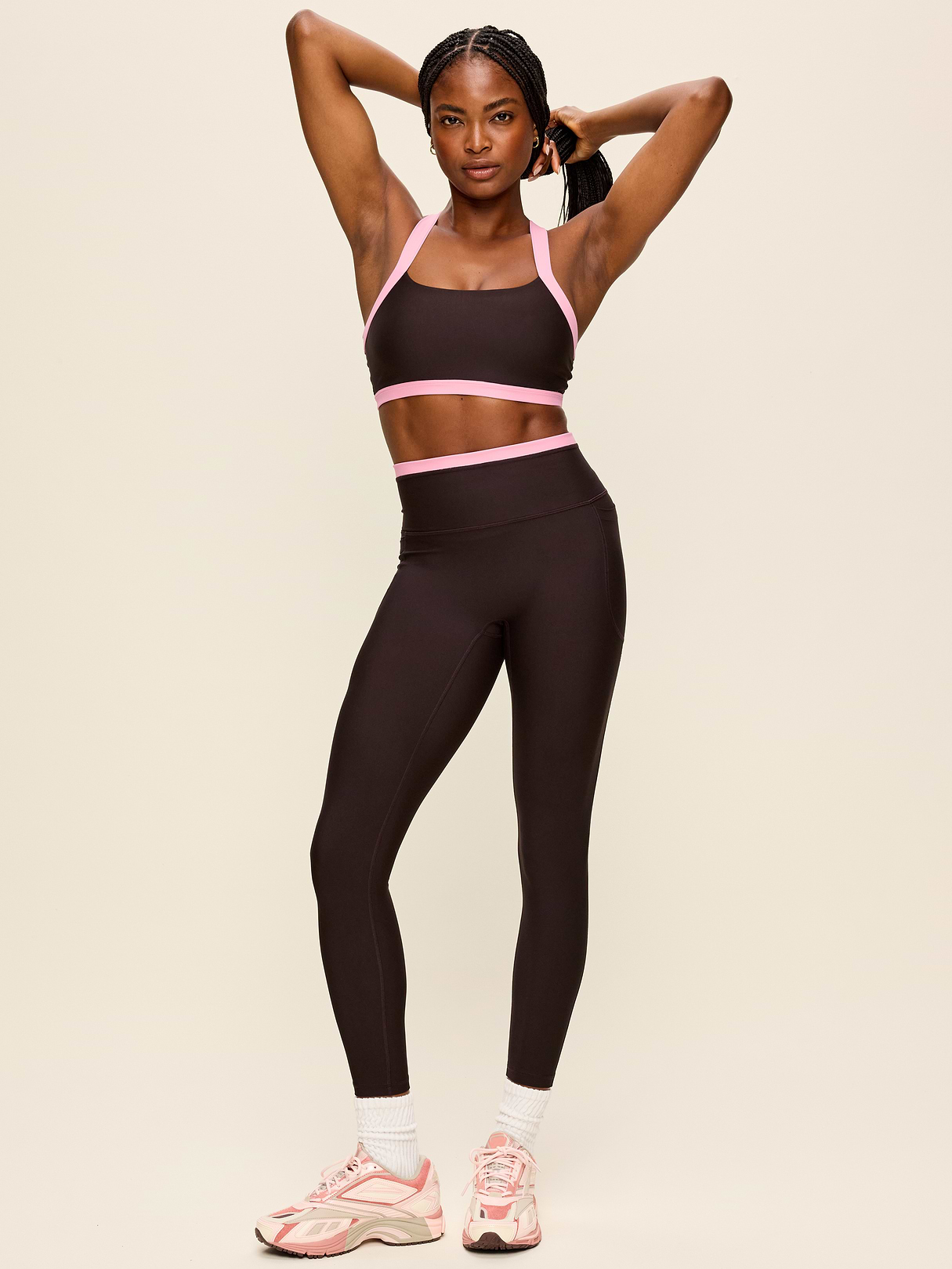 Extra-High Waisted PowerSoft Boundless 7/8 Leggings – No Front Seam - Black Coffee