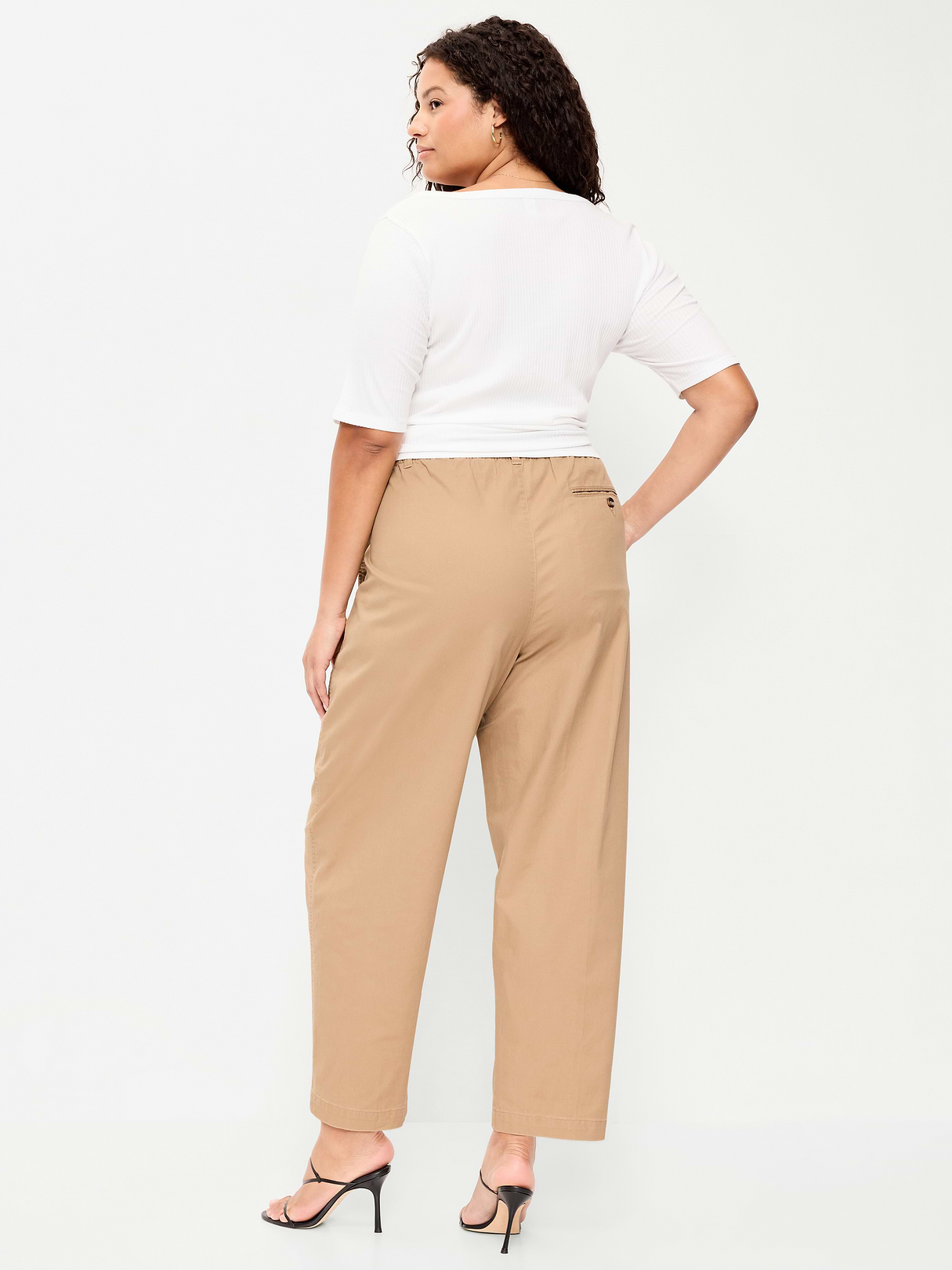 High-Waisted OGC Chino Tapered Straight Pants - Teakwood 2
