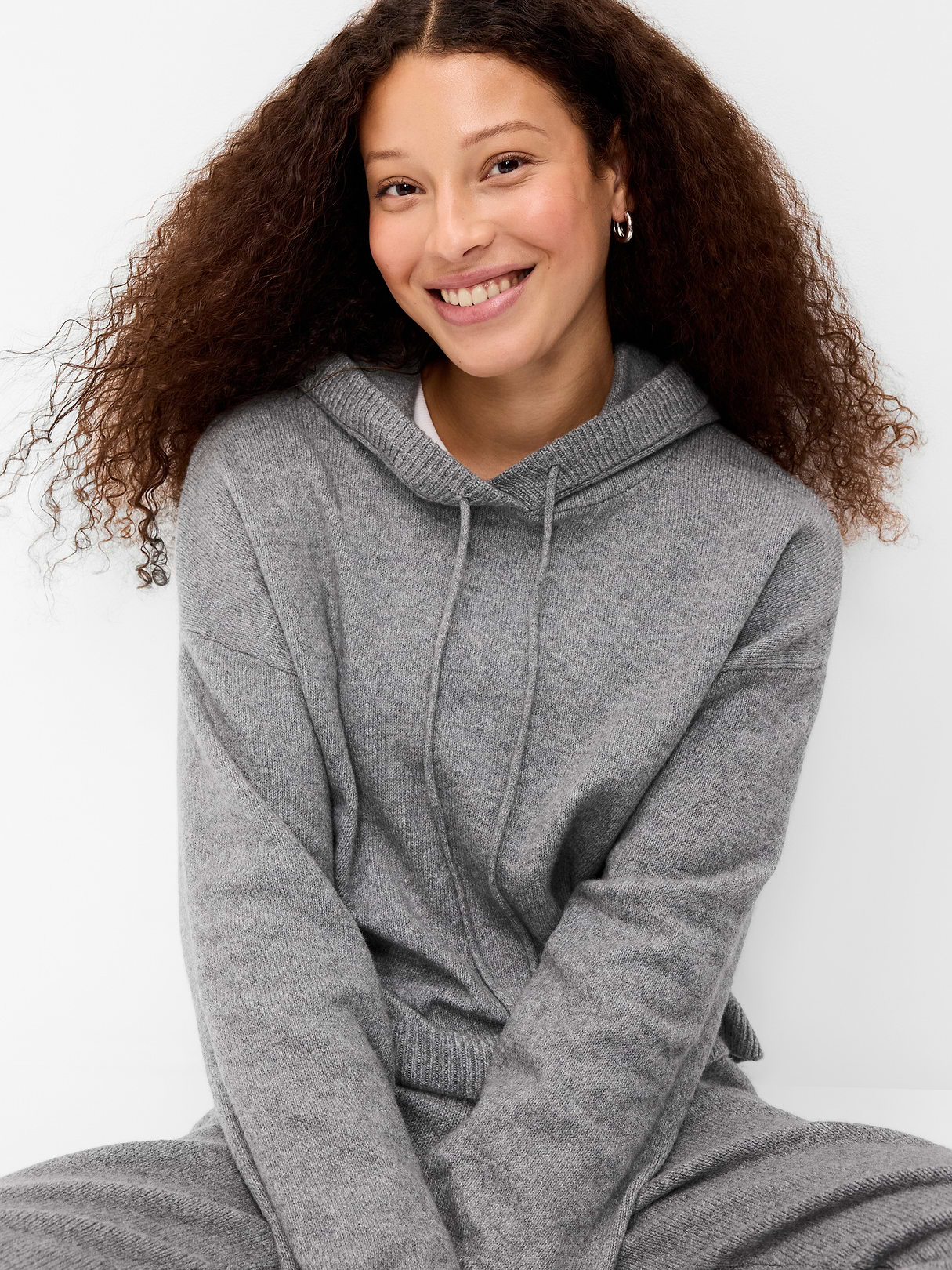 SoSoft Relaxed Pullover Hoodie Sweatshirt - Heather Gray