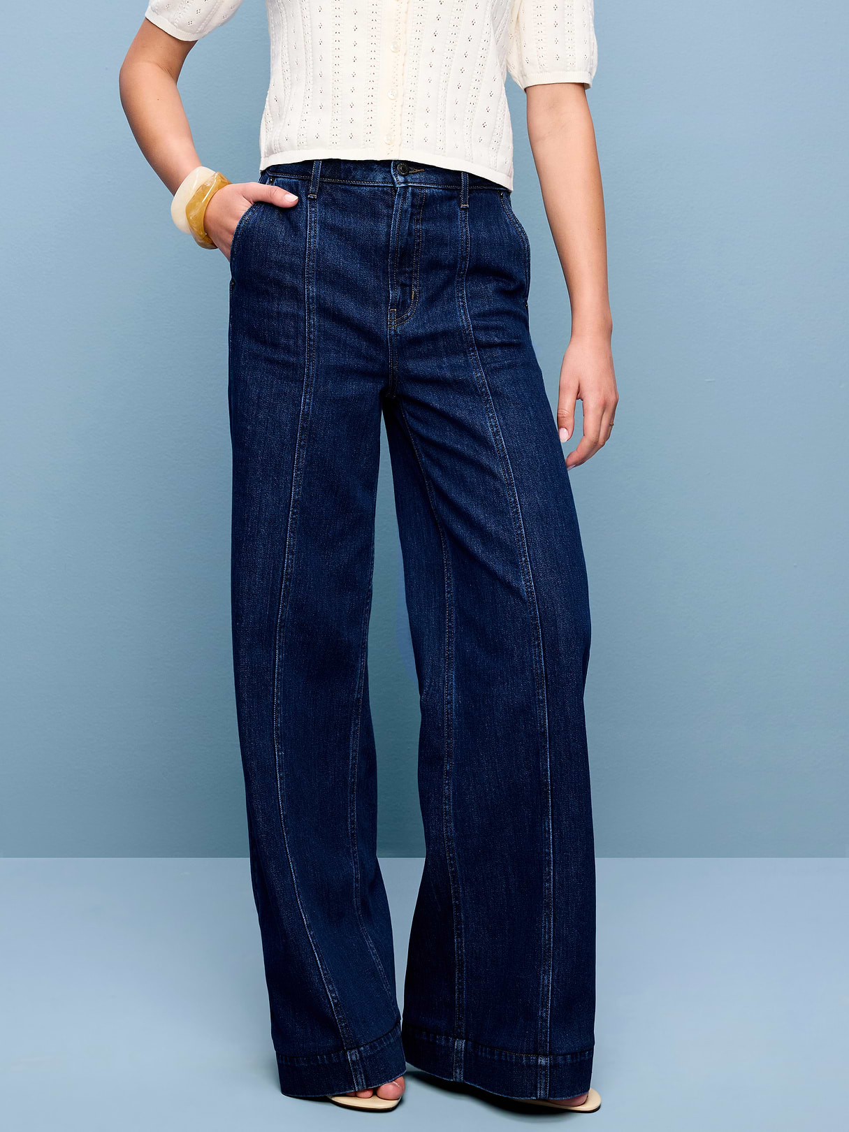 Extra High-Waisted Super Wide-Leg Jeans - Josie