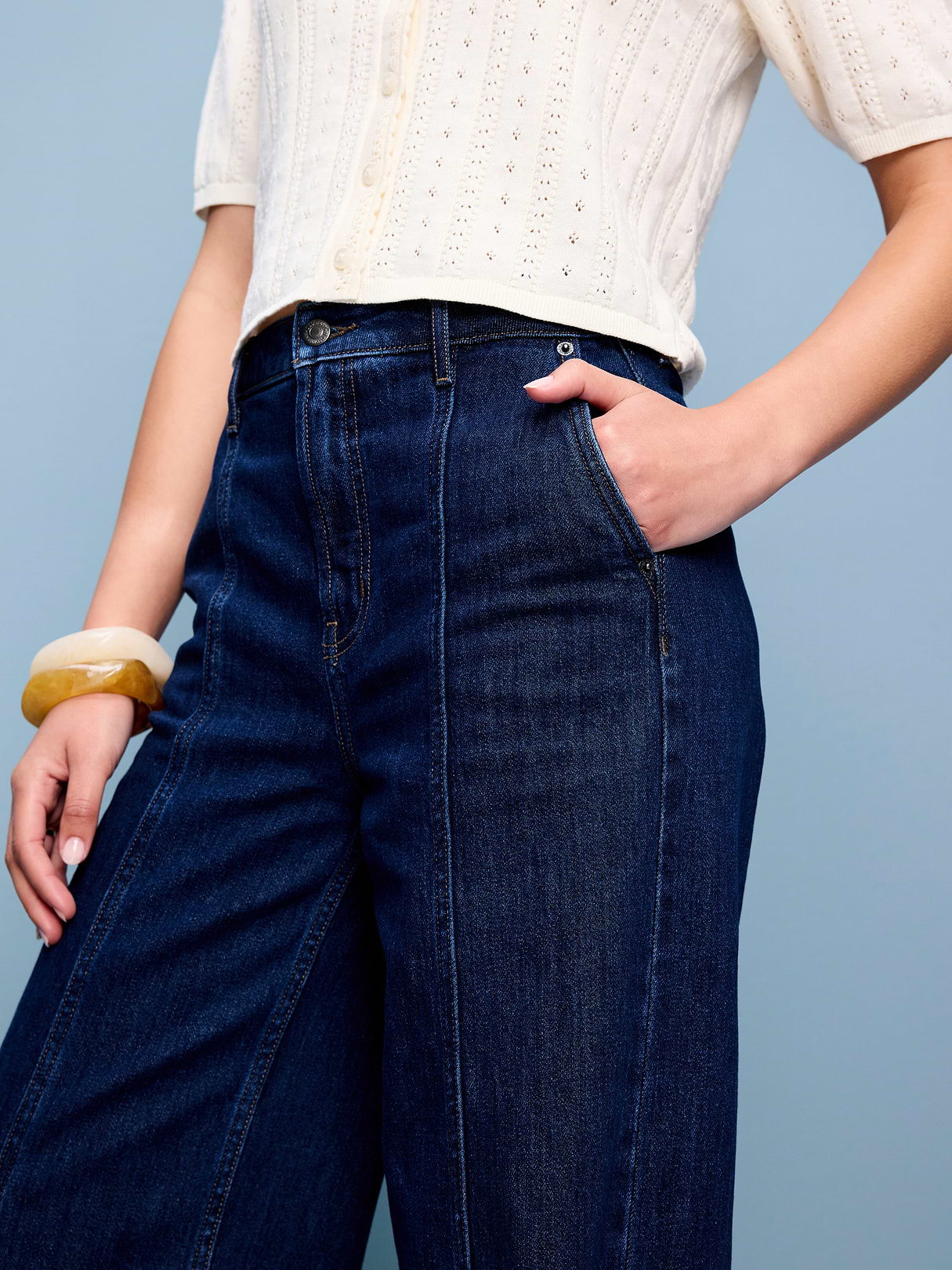 Extra High-Waisted Super Wide-Leg Jeans - Josie