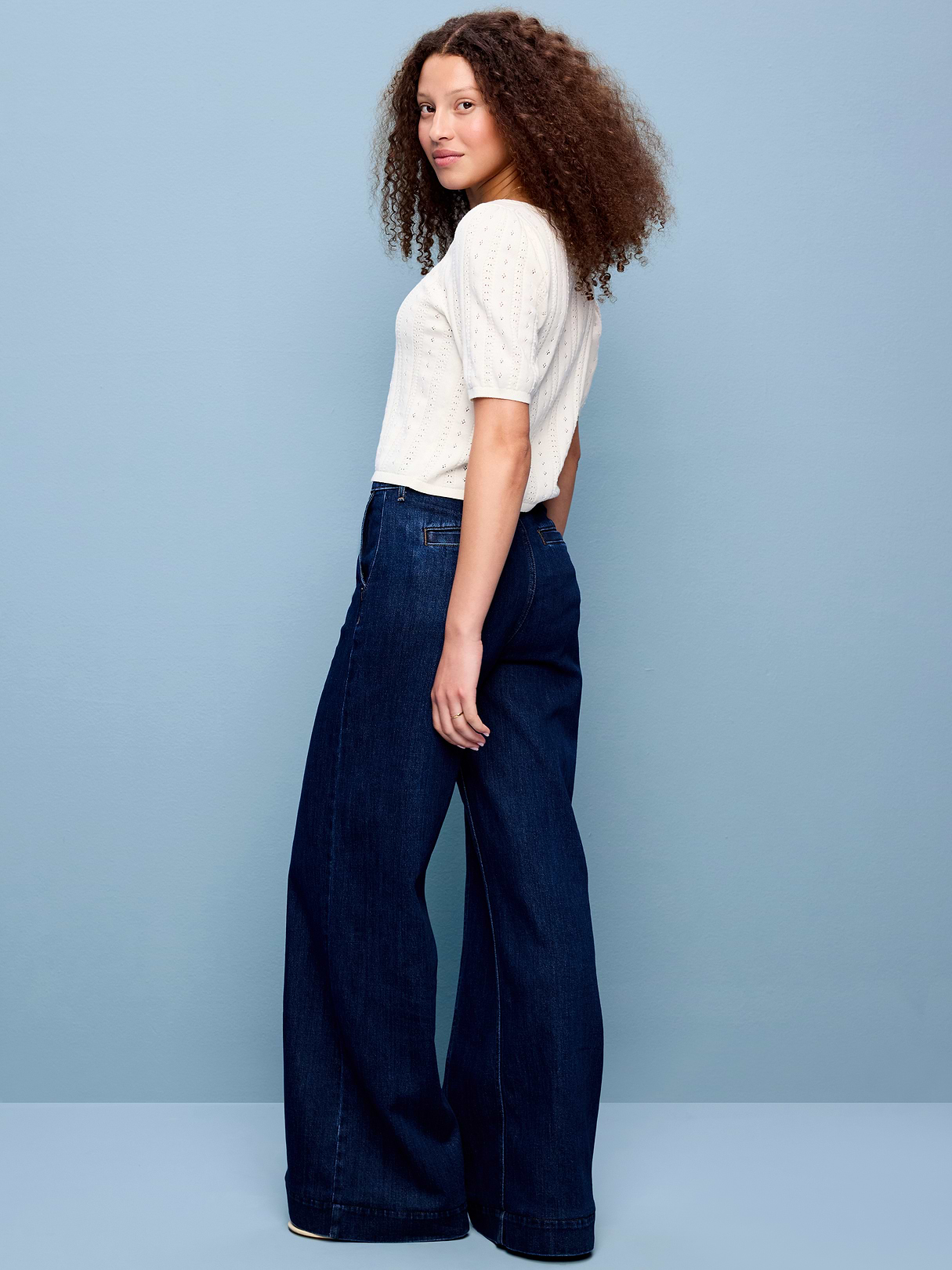 Extra High-Waisted Super Wide-Leg Jeans - Josie