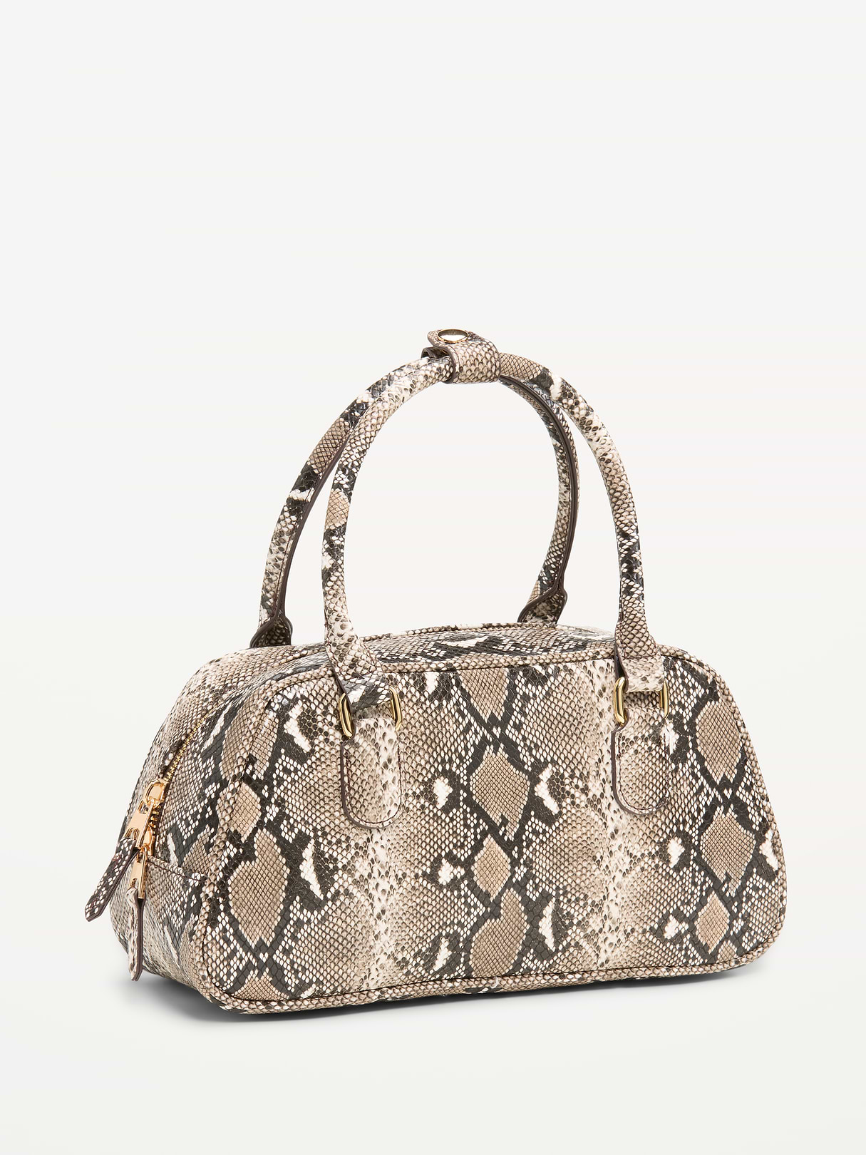 Mini Bowler Bag - Snake