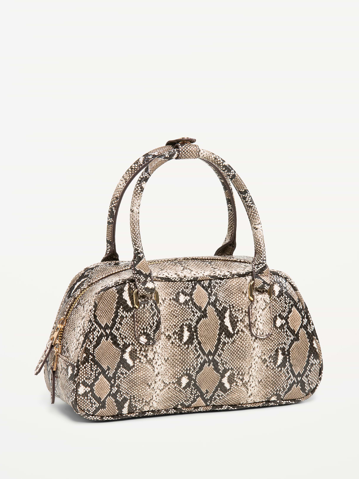 Mini Bowler Bag - Snake
