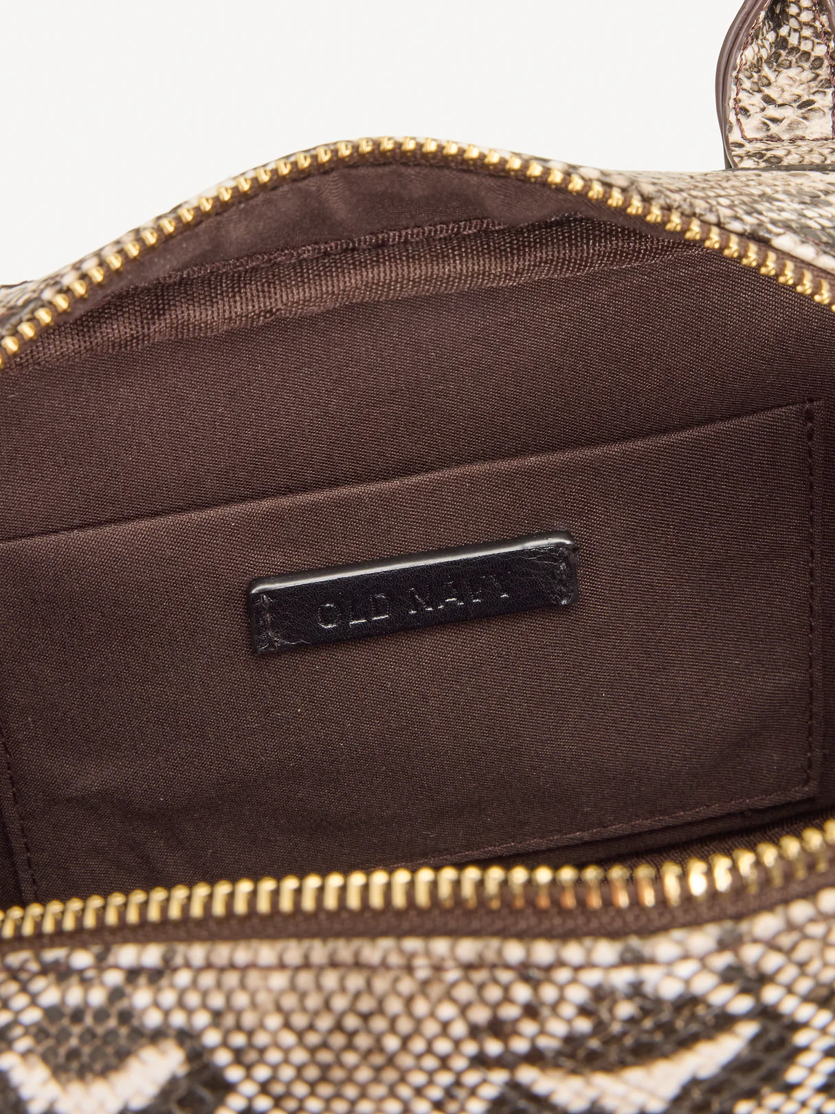 Mini Bowler Bag - Snake
