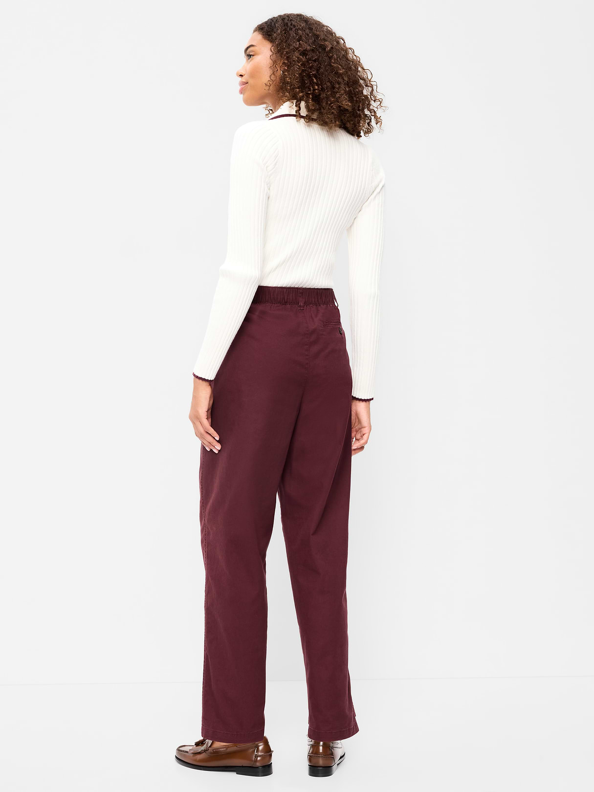 High-Waisted OGC Chino Tapered Straight Pants - Grand Canyon