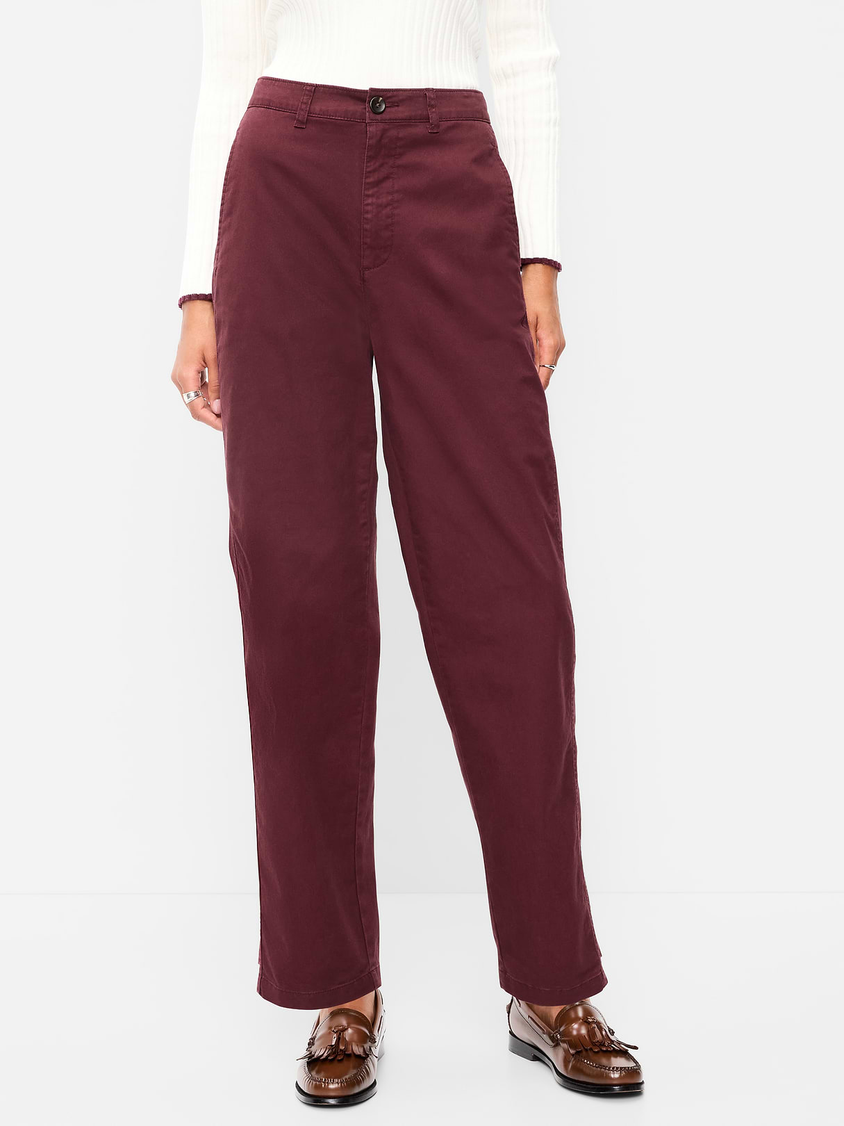 High-Waisted OGC Chino Tapered Straight Pants - Grand Canyon