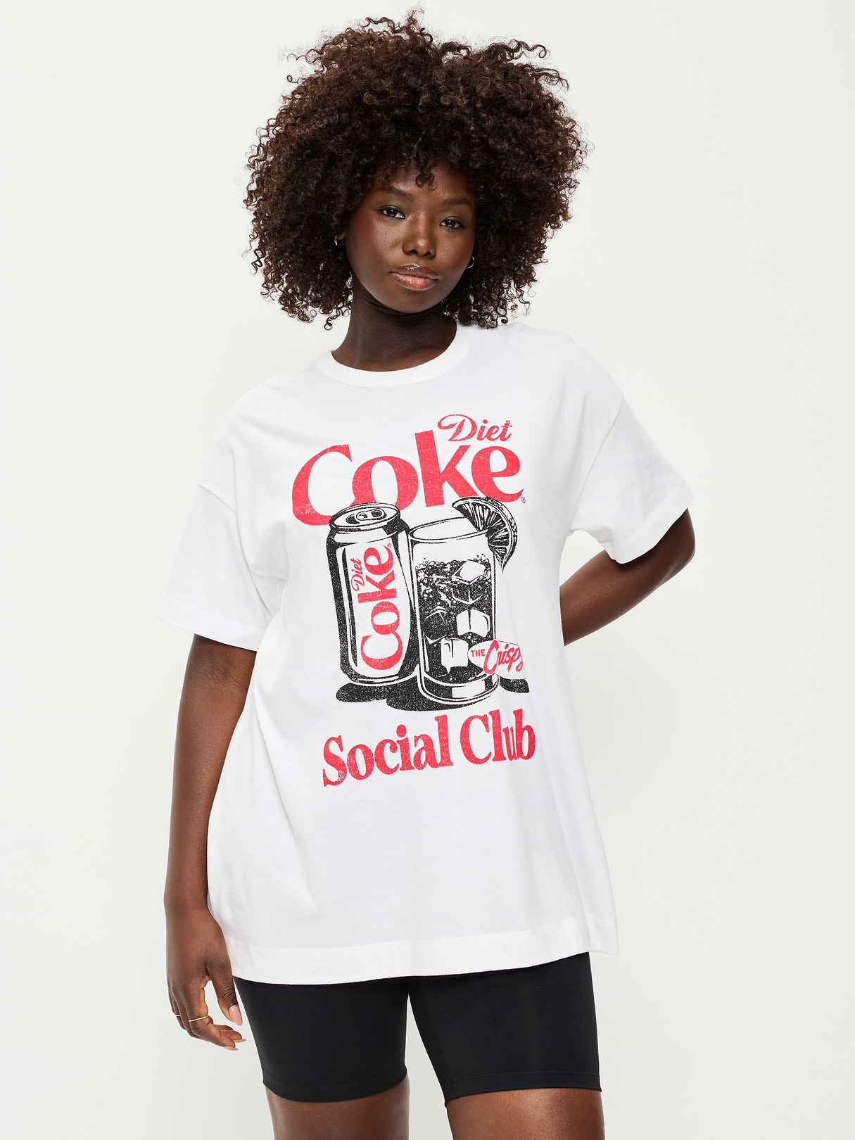 Coca Cola® Oversized Tunic T-Shirt - Calla Lilies