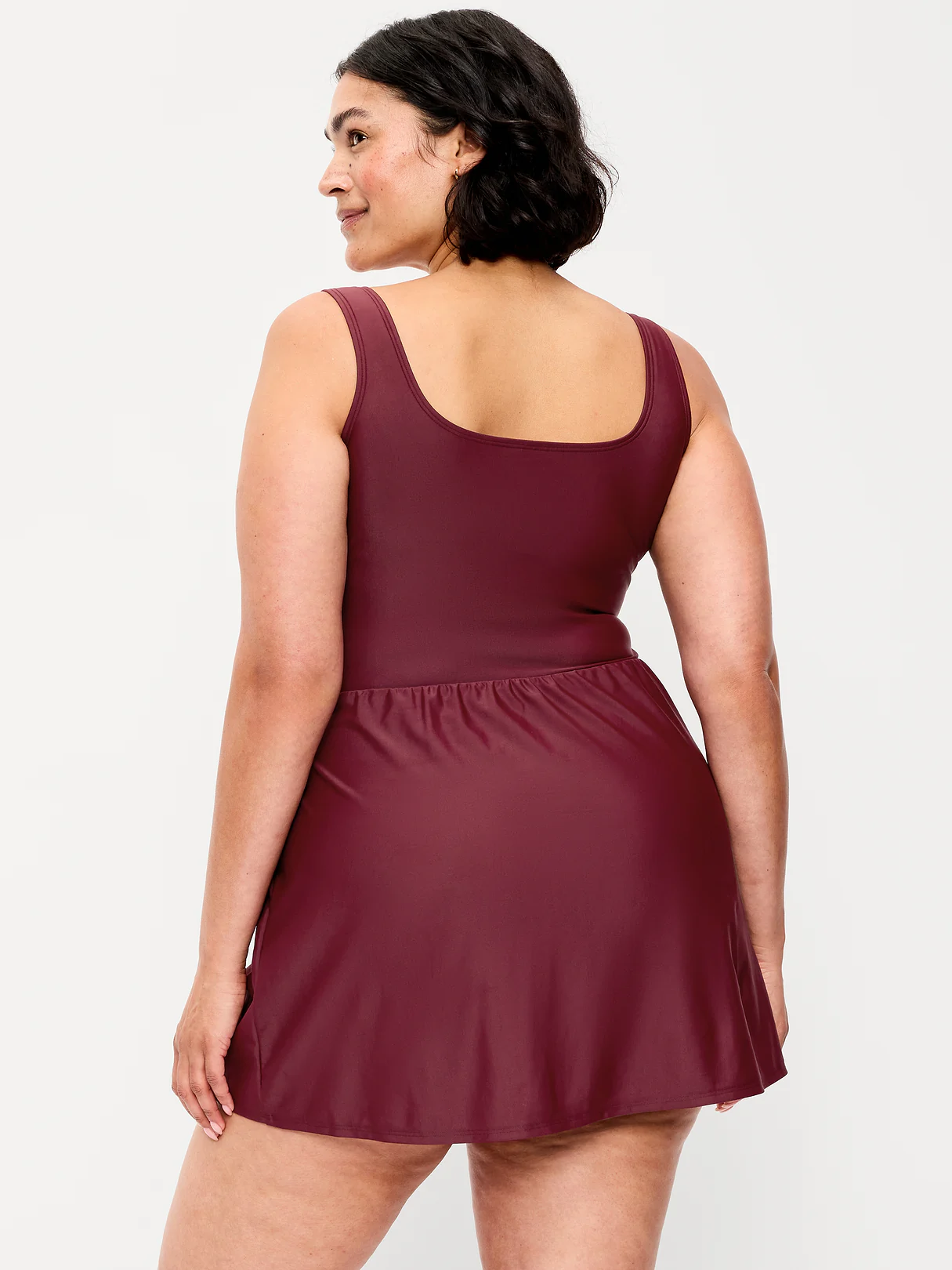Pique Side-Tie Swim Dress - Wasting Tasting
