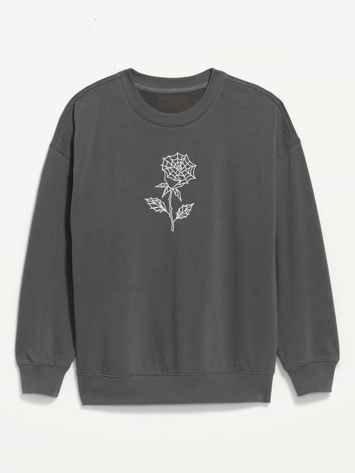SoComfy Oversized Graphic Sweatshirt - Stainless Steel
