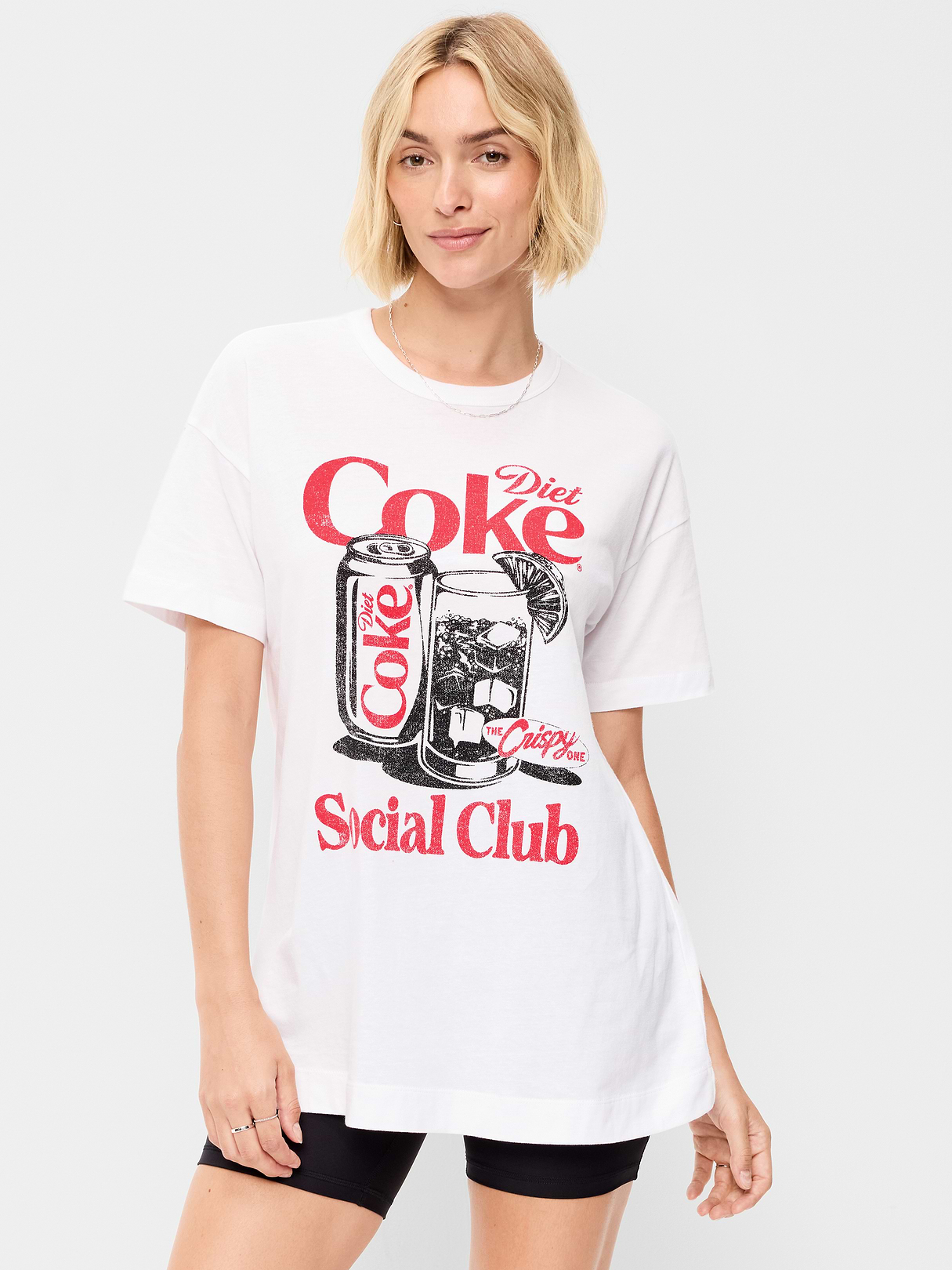 Coca Cola® Oversized Tunic T-Shirt - Calla Lilies