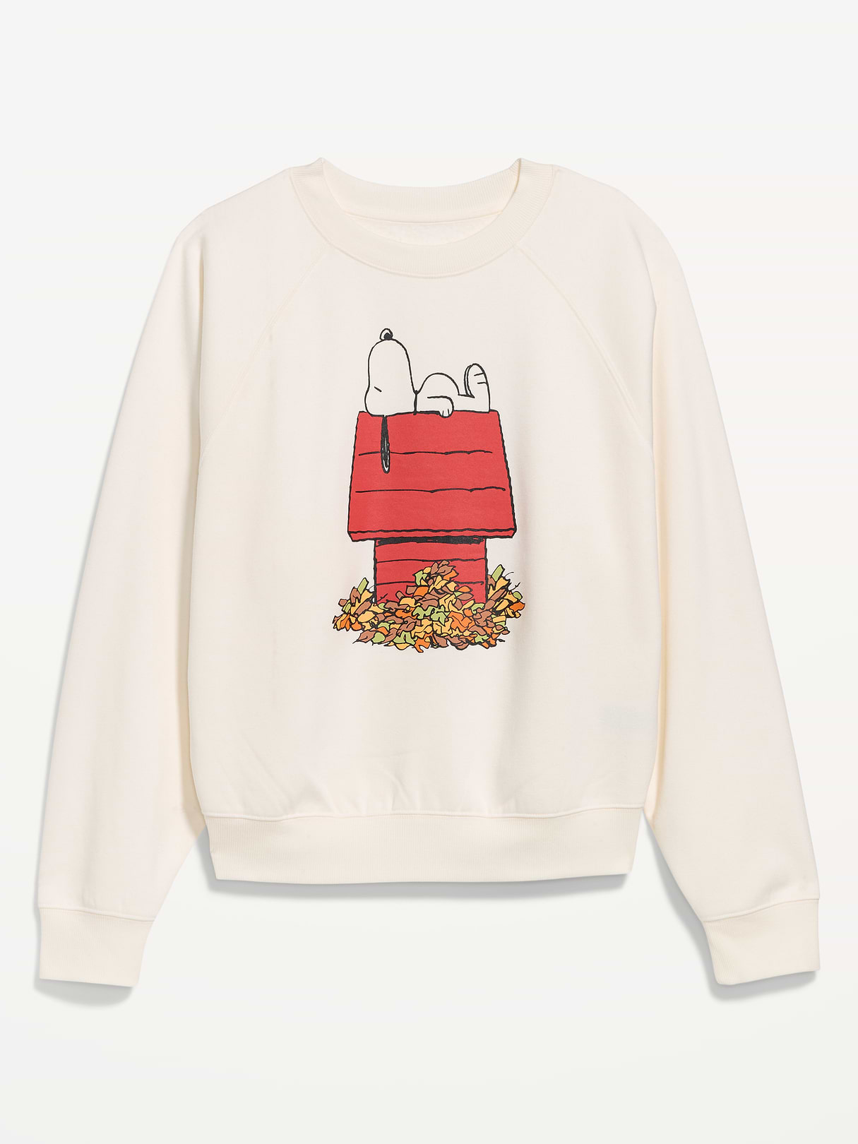 Peanuts™ Oversized Raglan Sweatshirt - Sea Salt