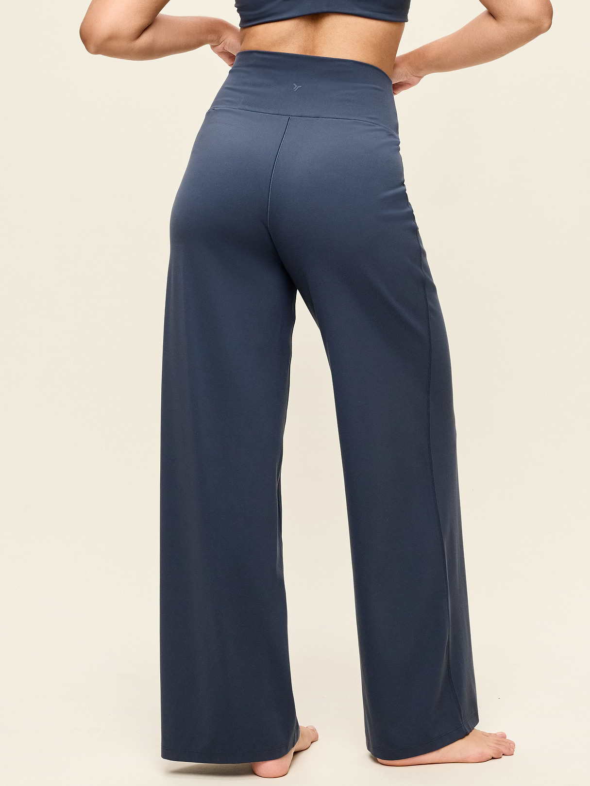 High-Waisted StudioSmooth Wide-Leg Pants - Dusk Navy