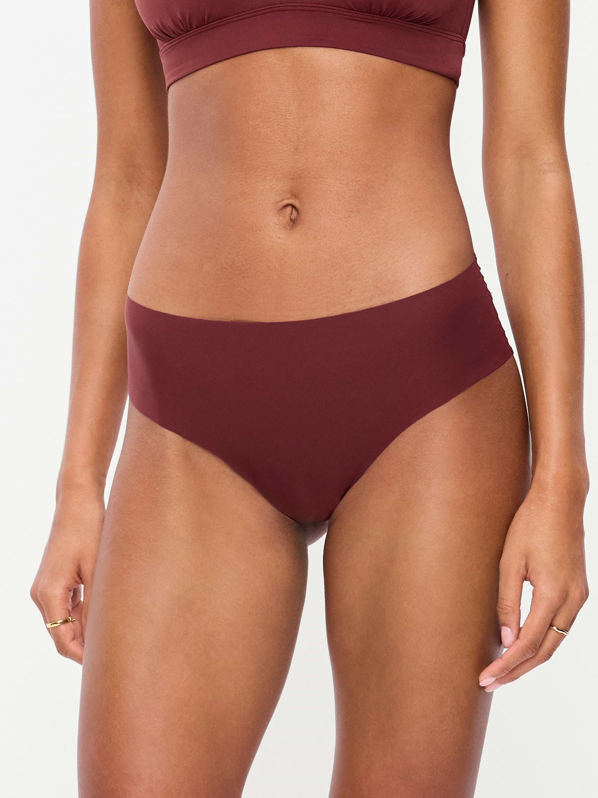 Low-Rise No-Show Hipster Underwear - Reddy Or Not