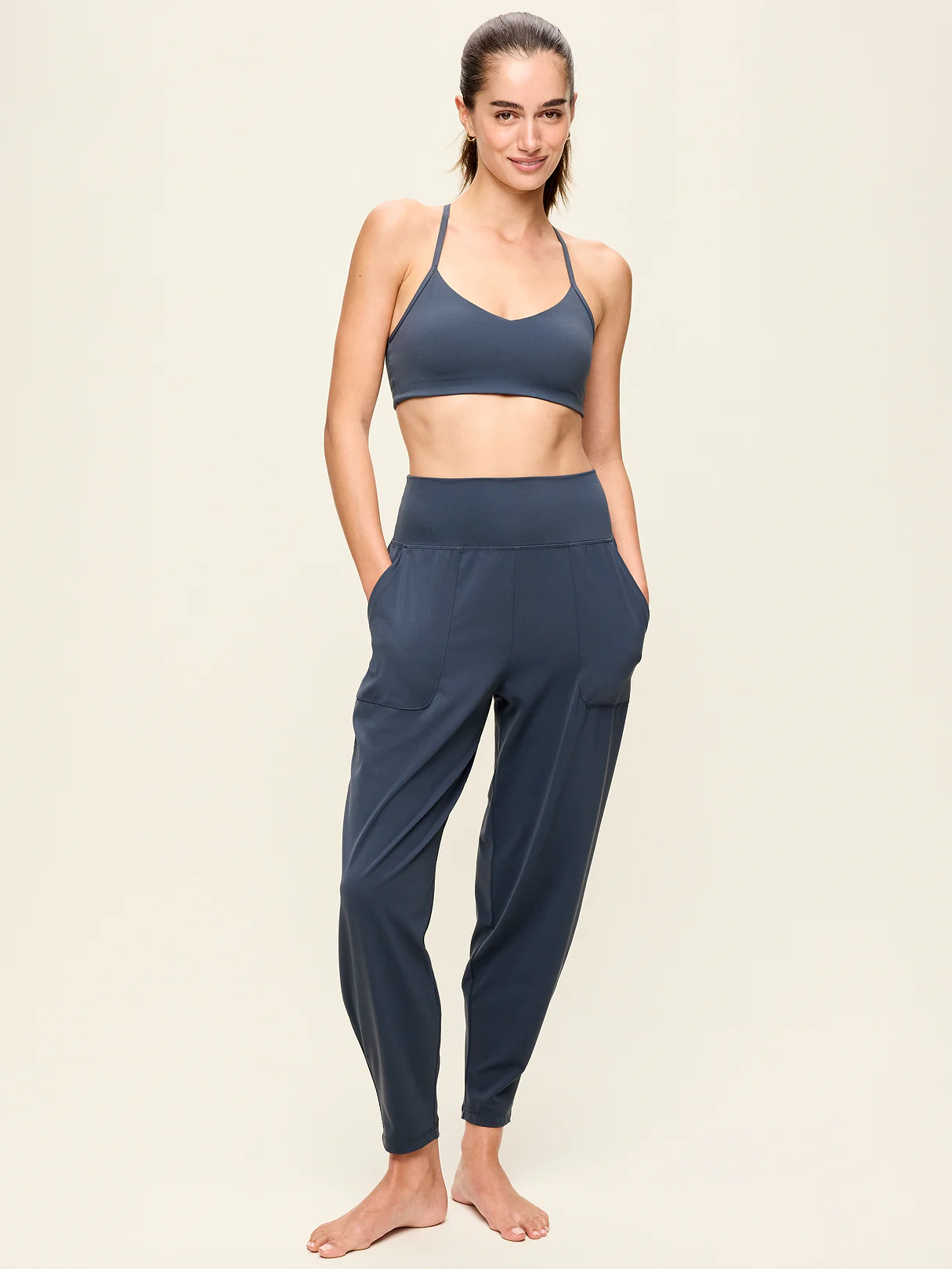 High-Waisted StudioSmooth Jogger - Dusk Navy