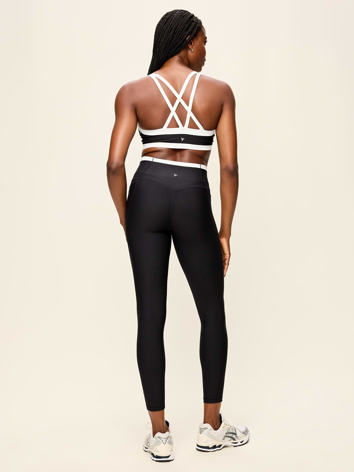 Extra-High Waisted PowerSoft Boundless 7/8 Leggings – No Front Seam - Black Jack