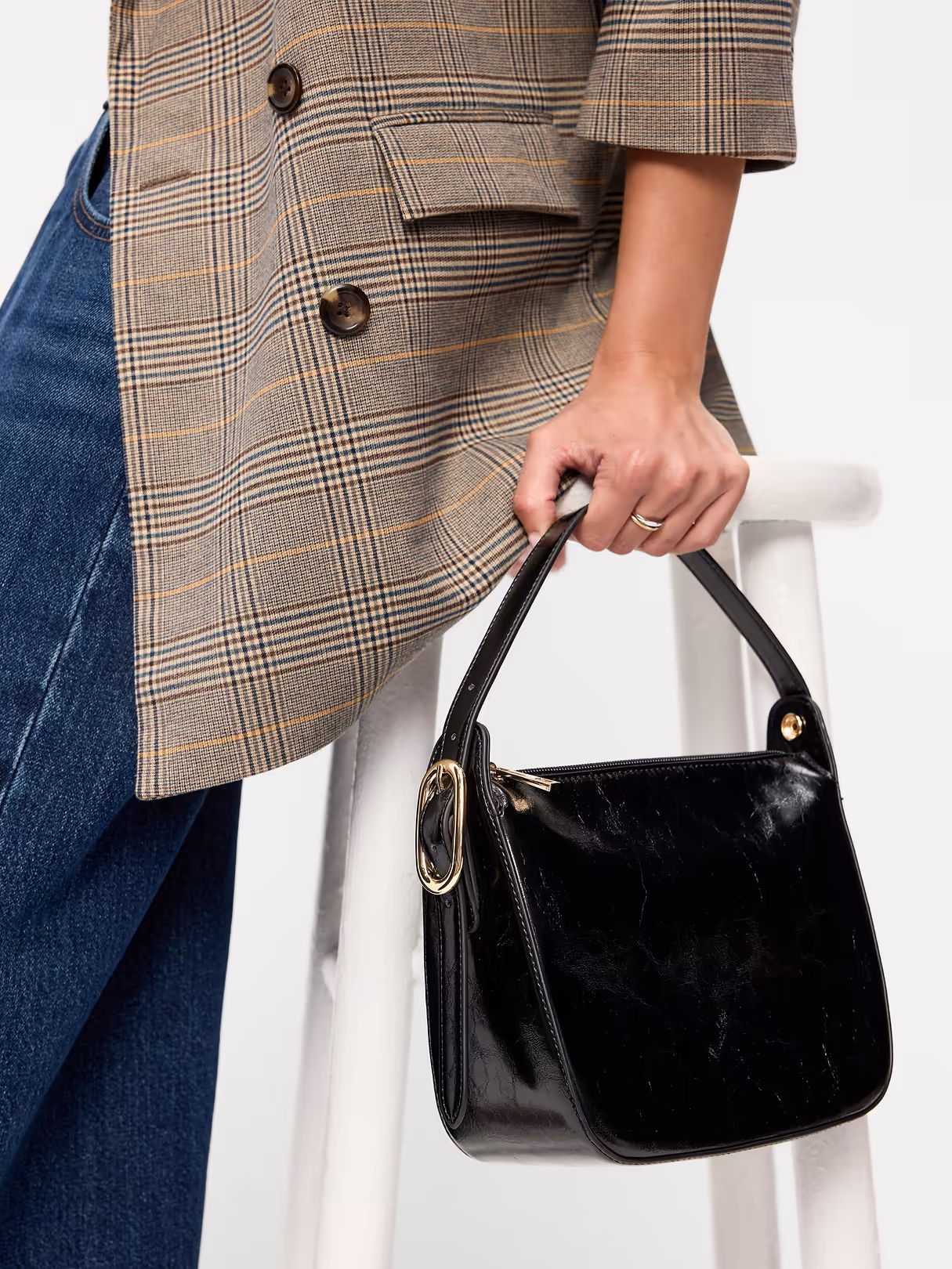 Convertible Mini Saddle Bag - Black Jack