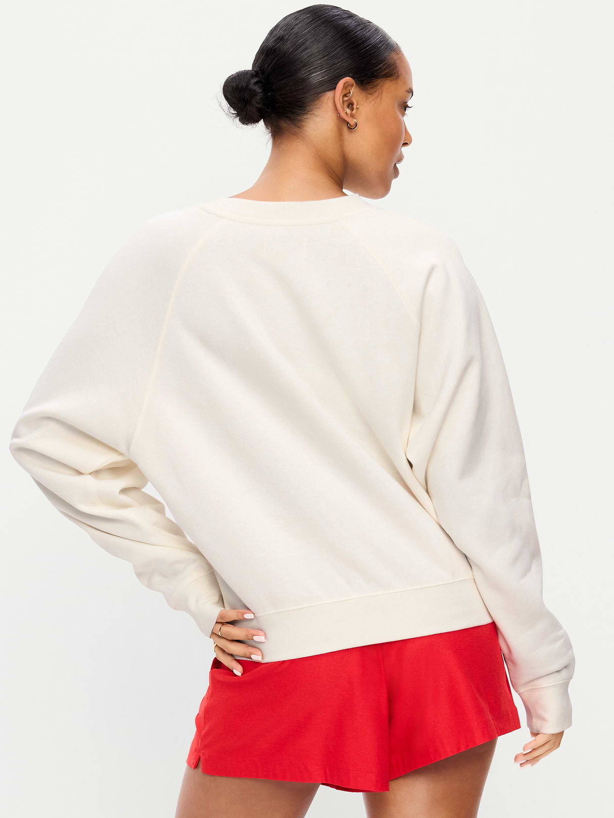 Peanuts™ Oversized Raglan Sweatshirt - Sea Salt