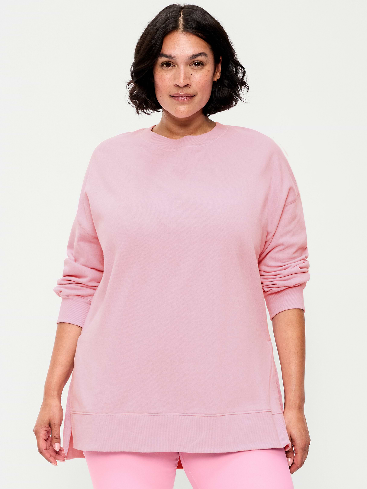 SoComfy Relaxed Tunic Sweatshirt - Bergamot