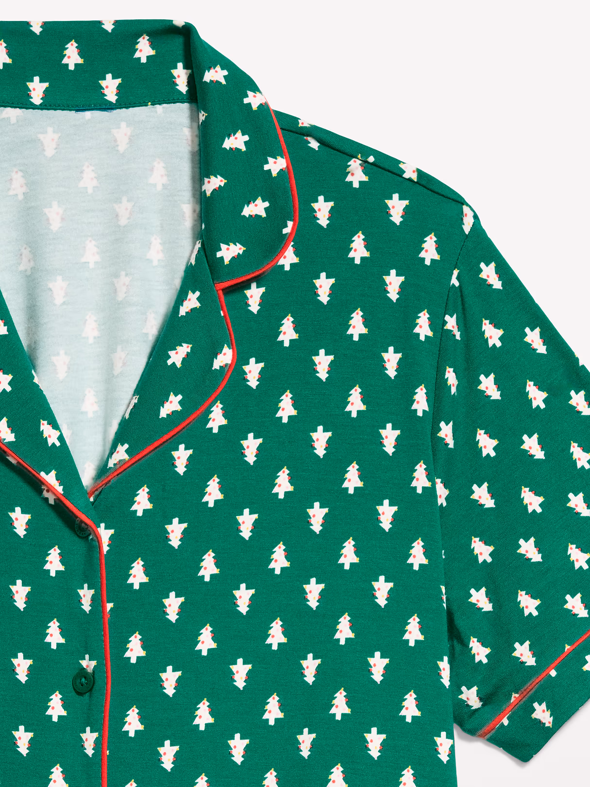 Sunday Sleep Knit Jersey Pant Set - Green Trees