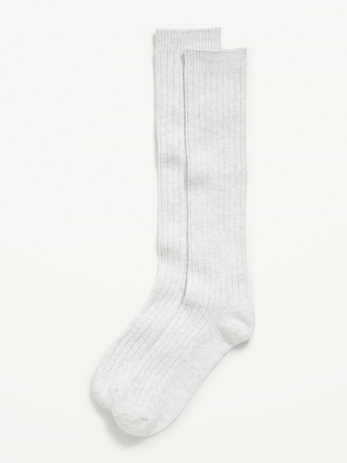 Knee-High Boot Socks for Women - Light Heather Gray