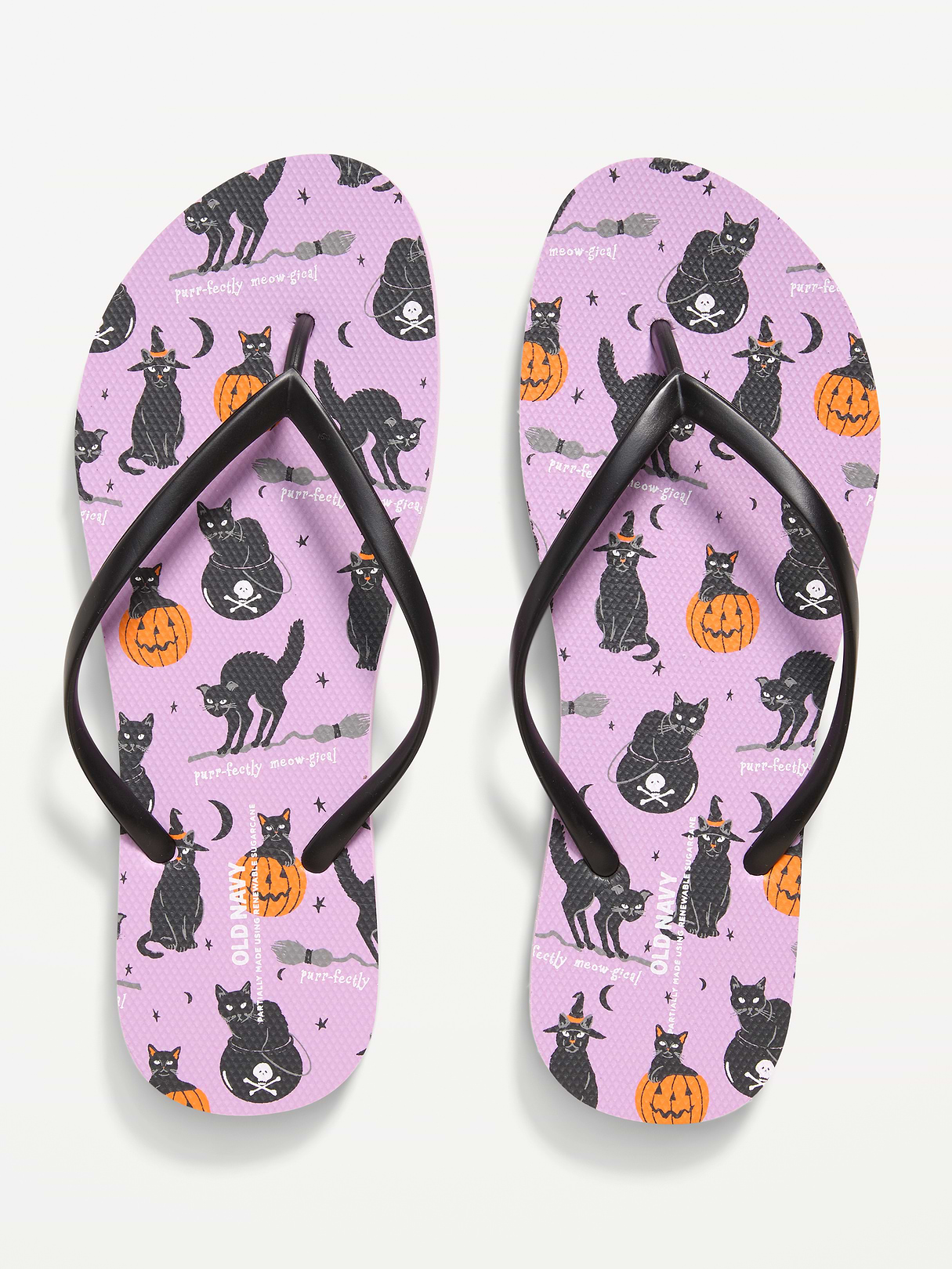 Flip-Flop Sandals (Partially Plant-Based) - Halloween