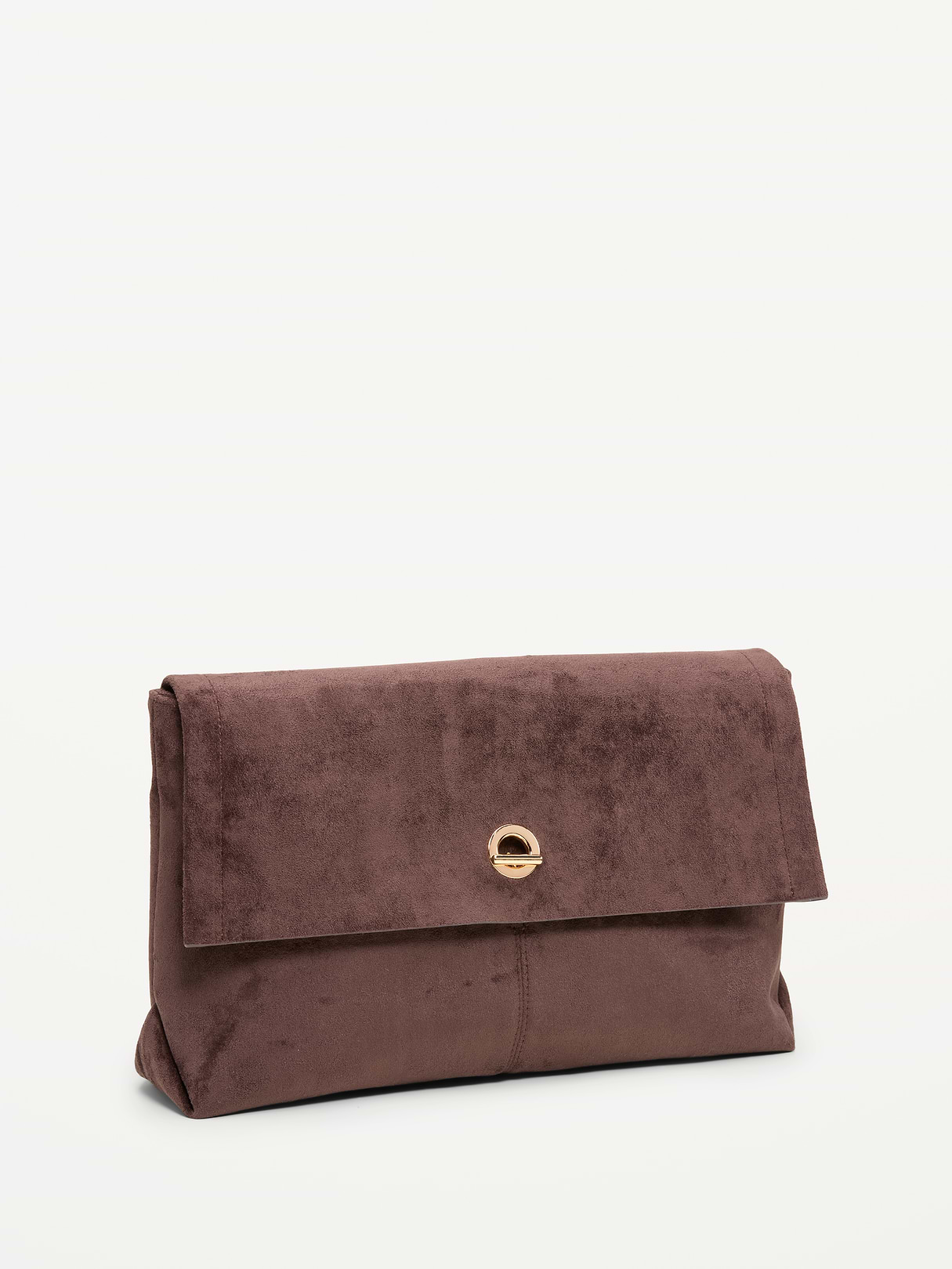 Oversized Slouchy Clutch - Black Coffee