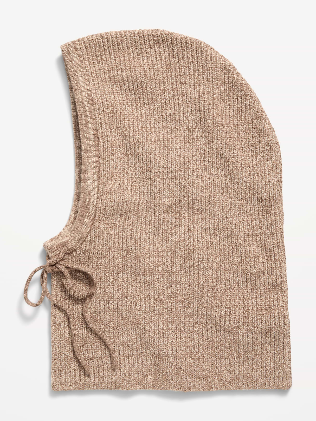 Rib-Knit Balaclava - Neutral