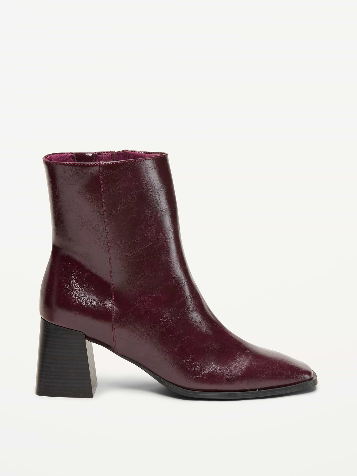 Square-Toe Block-Heel Boots for Women - Reddy Or Not