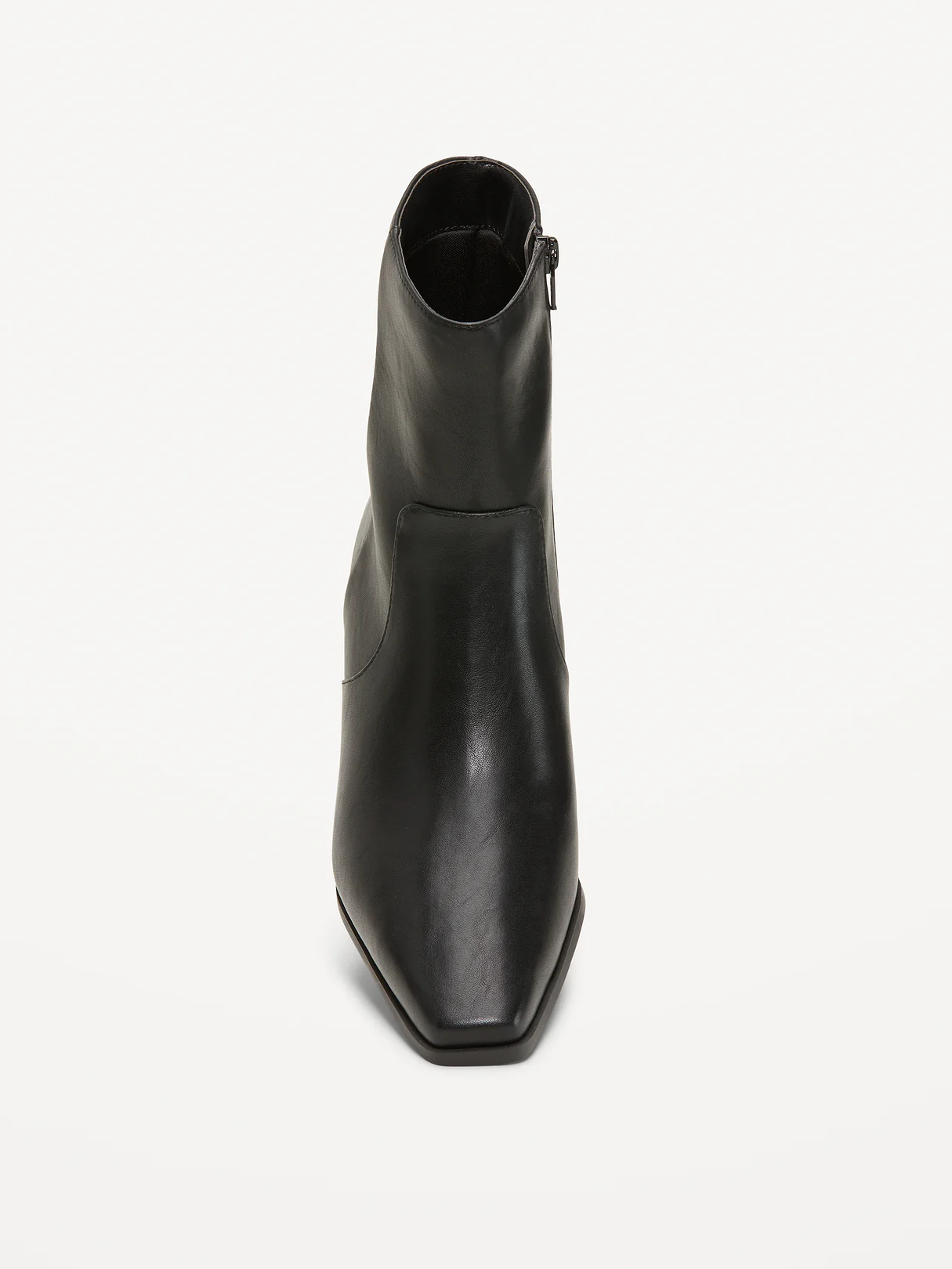 Faux-Suede Low-Heel Booties for Women - Black Jack