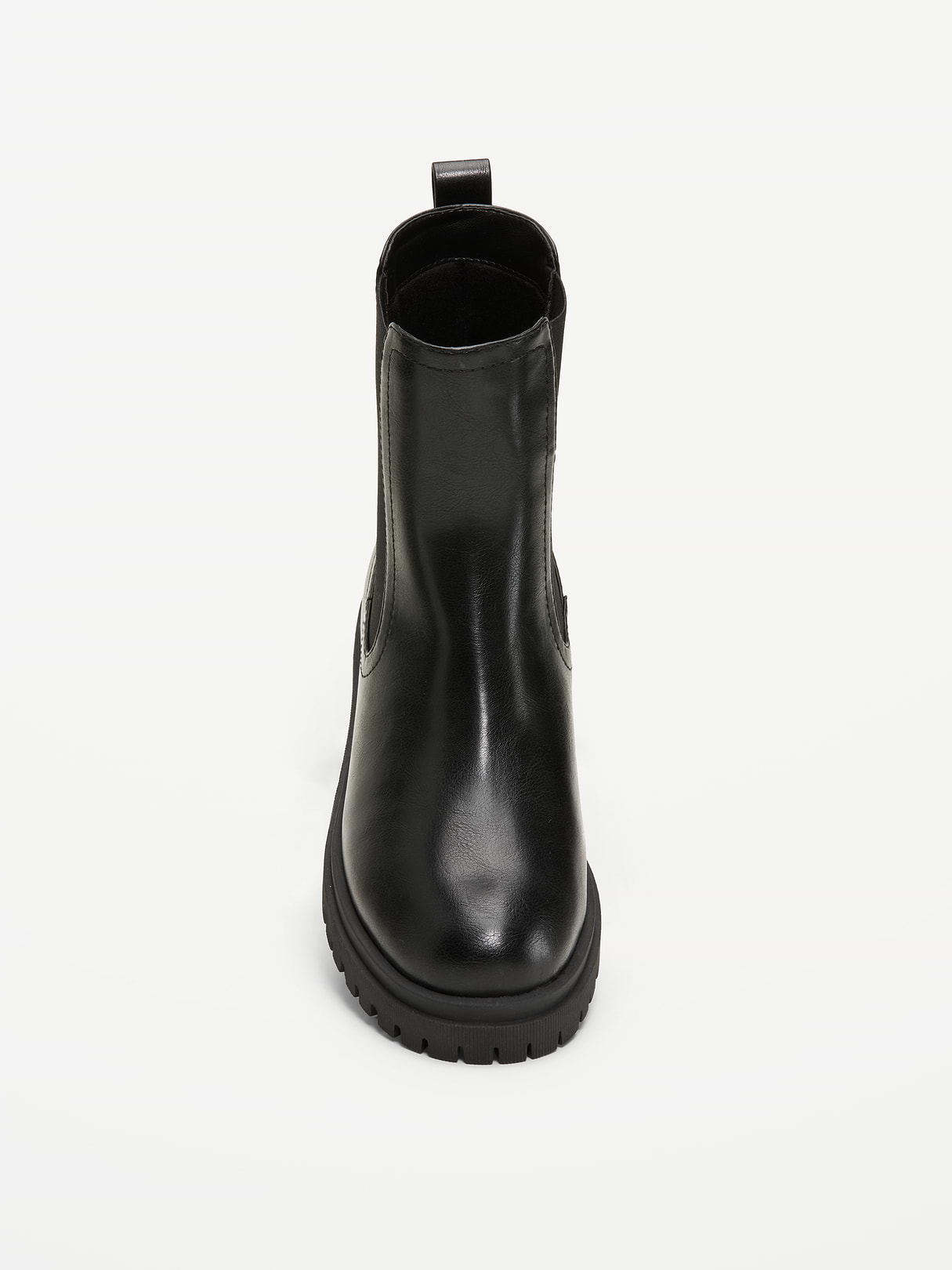 Faux-Suede Chelsea Boots for Women - Black Jack