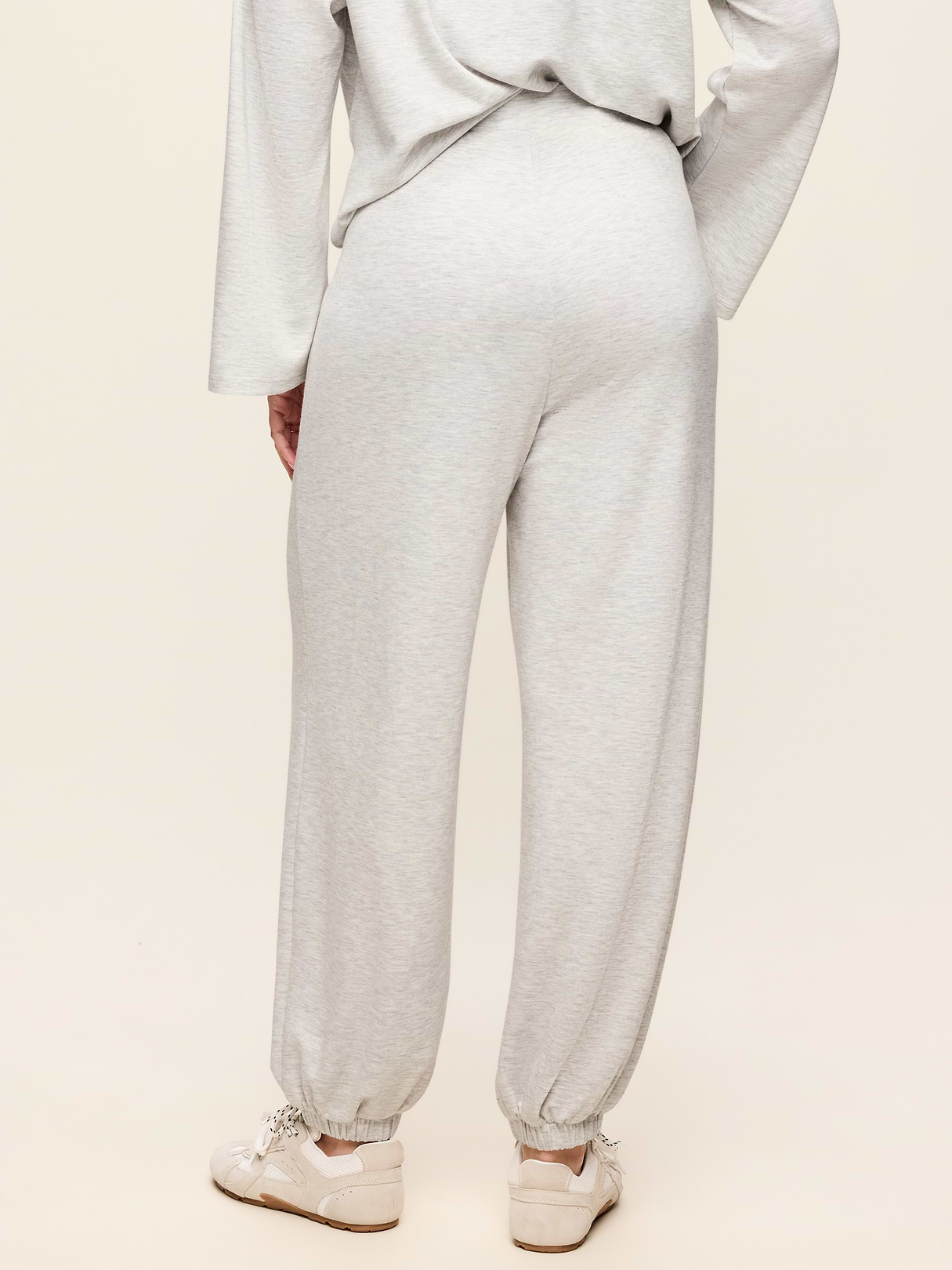 Oversized Bounce Lite Bubble Joggers - Light Gray Heather