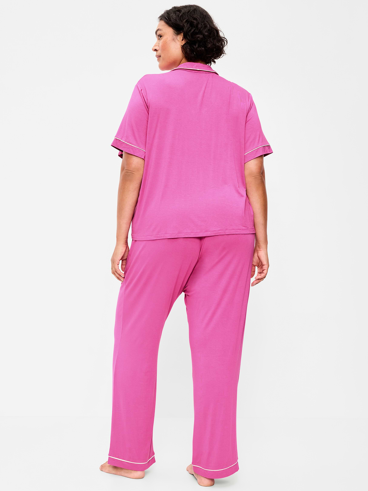 Sunday Sleep Knit Jersey Pant Set - Wild Prairie Rose