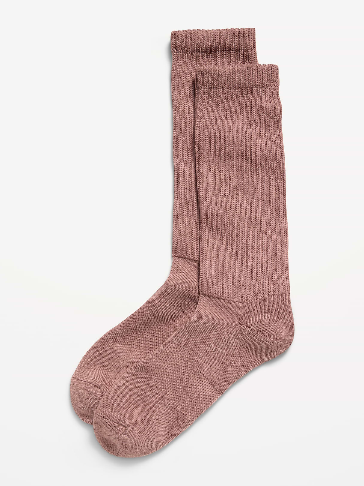 Athletic Tube Socks for Women - Dusty Mauve