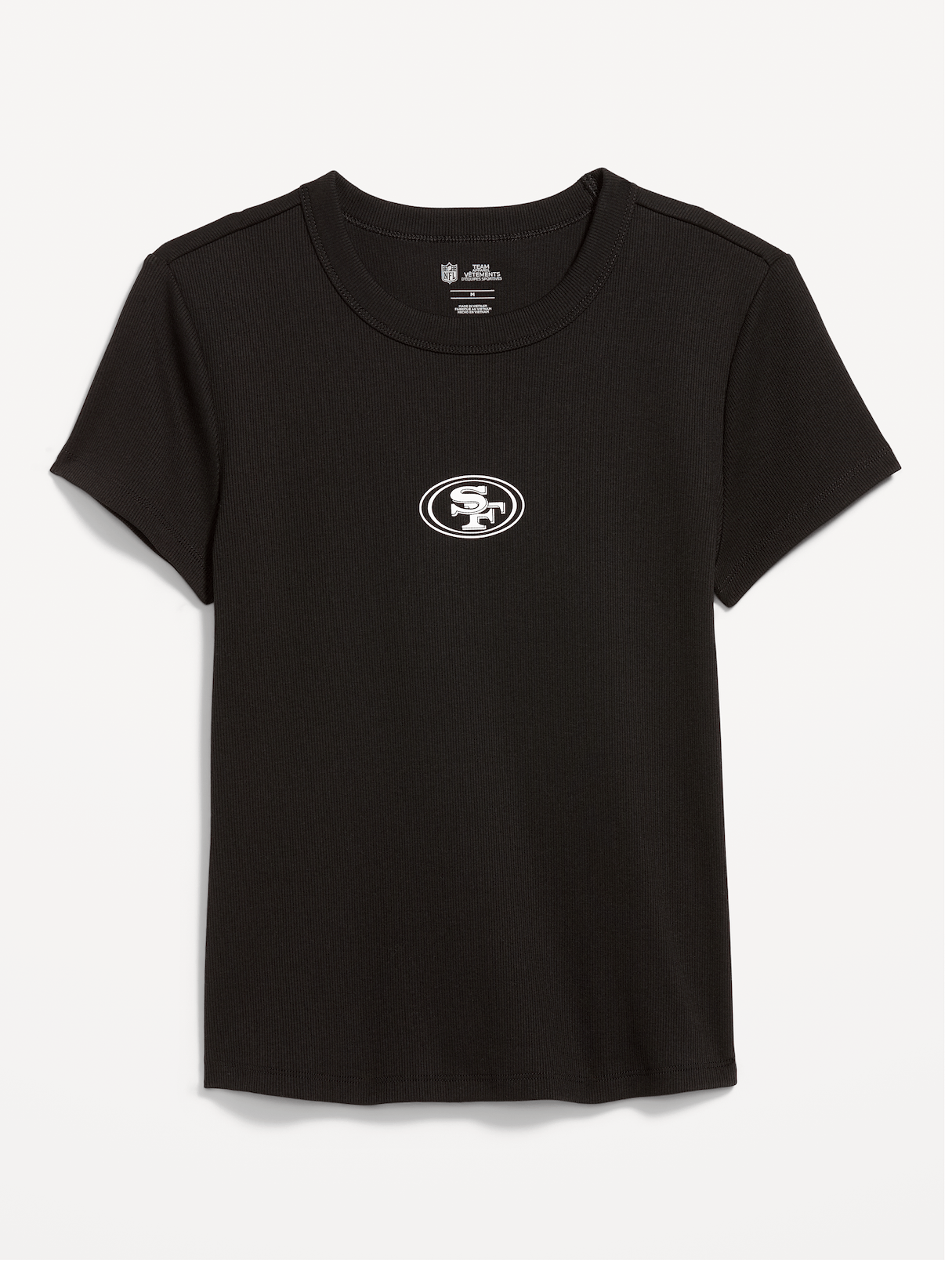 Buffalo Bills Snug Crop T-Shirt for Women - San Francisco 49ers