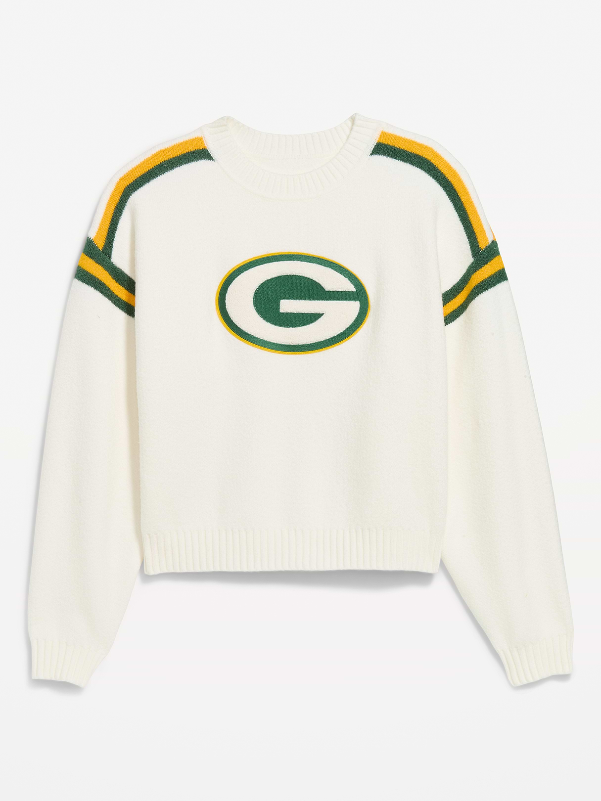 Buffalo Bills Cropped Sweater for Women - Green Bay Packers