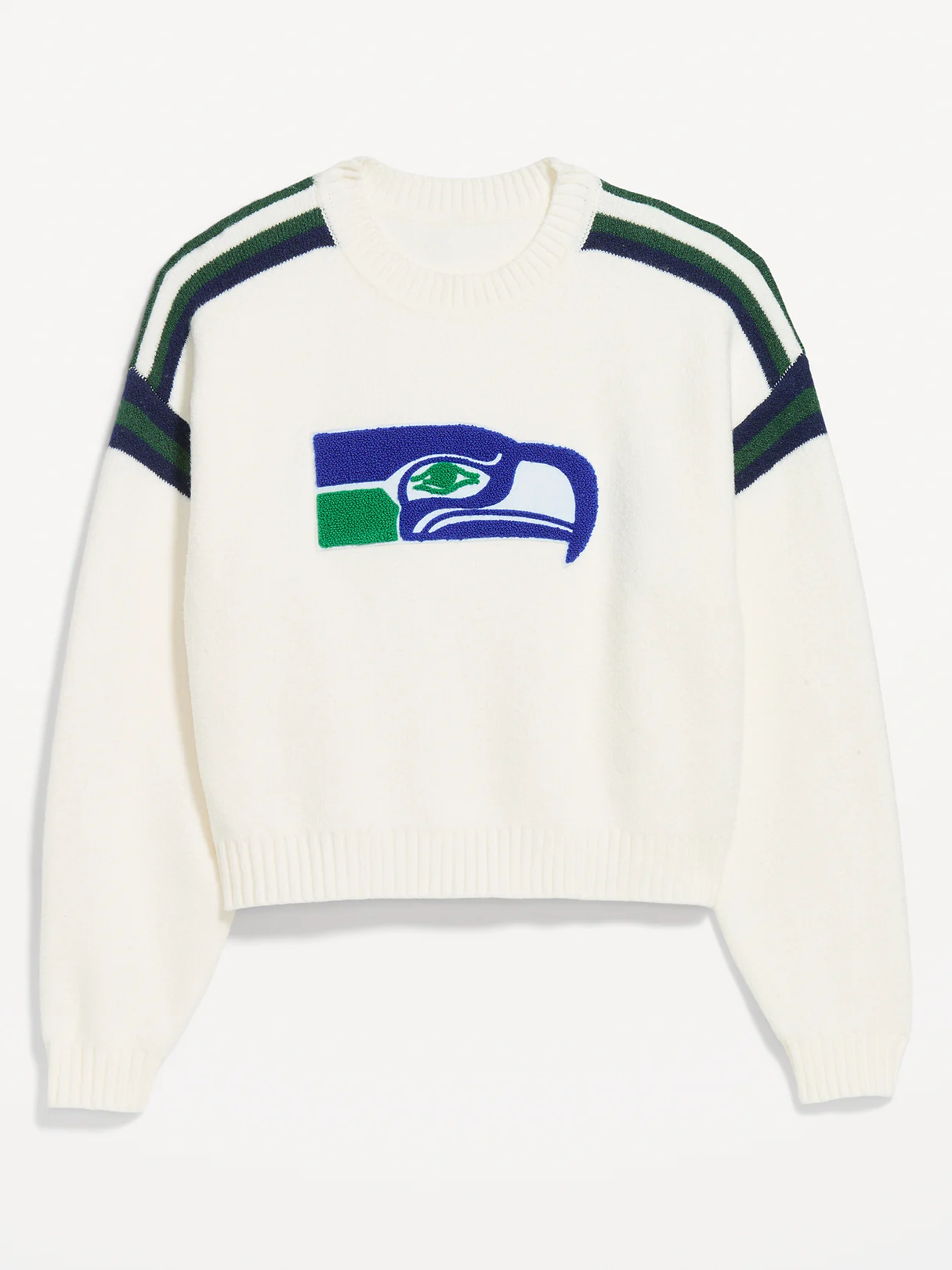 Buffalo Bills Cropped Sweater for Women - Seattle Seahawks