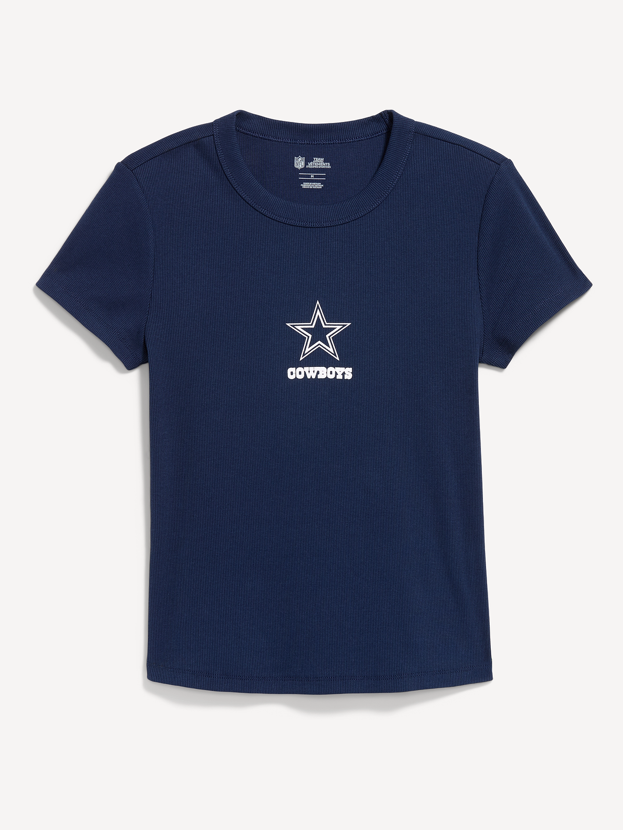 Buffalo Bills Snug Crop T-Shirt for Women - Dallas Cowboys