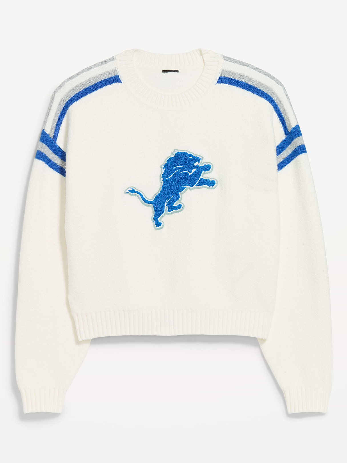 Buffalo Bills Cropped Sweater for Women - Detroit Lions