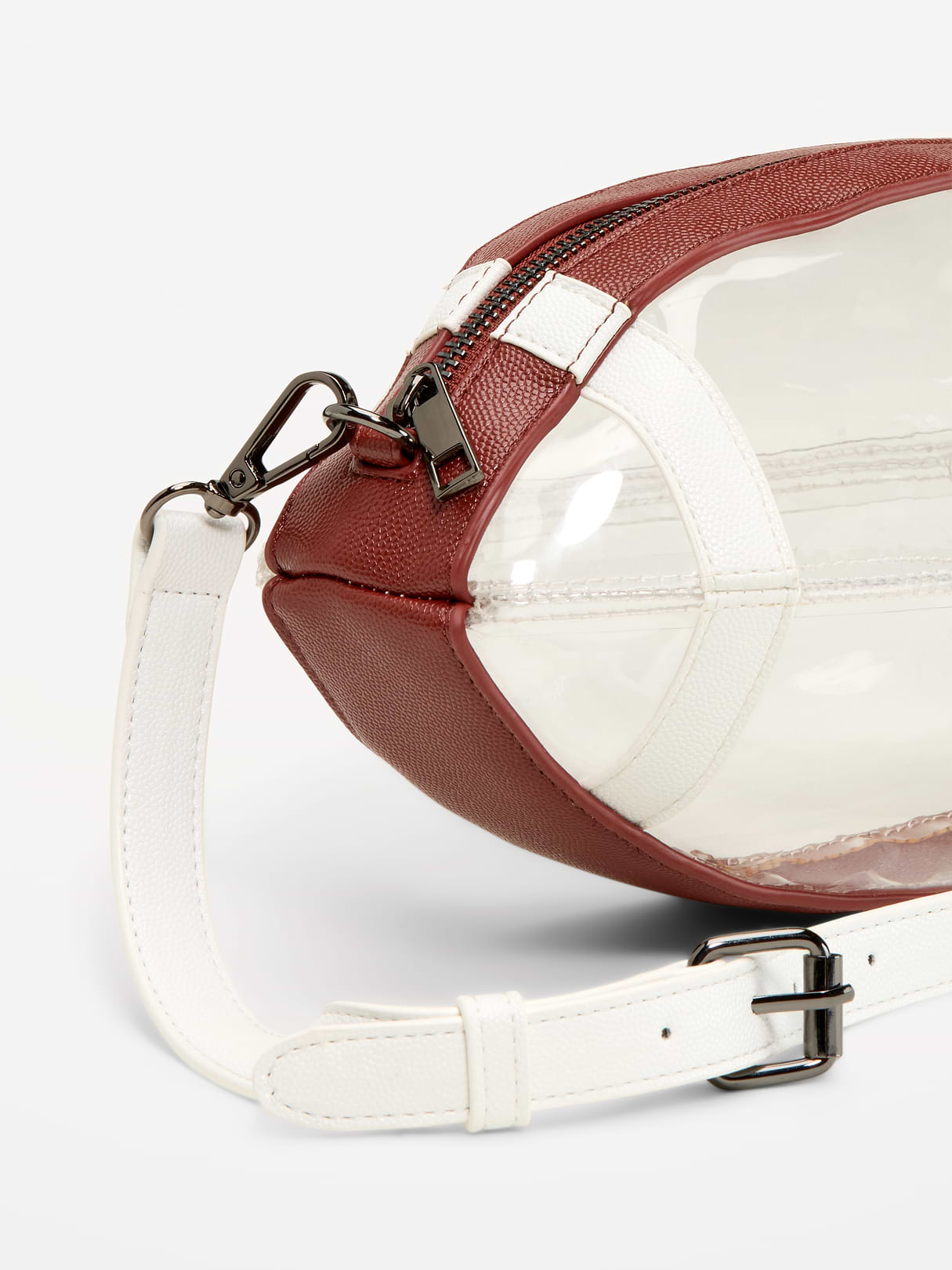 Clear Football Tote Bag - Clear