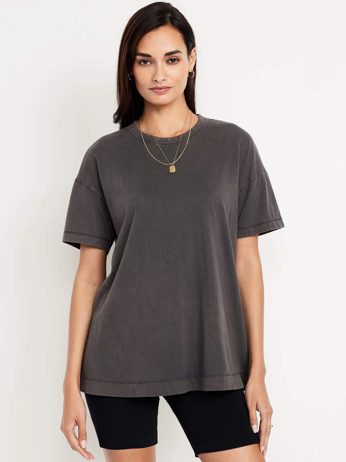 Oversized EveryWear Tunic T-Shirt - Panther