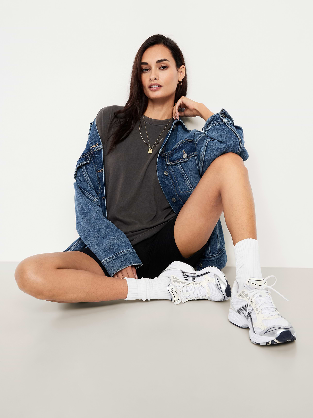 Oversized EveryWear Tunic T-Shirt - Panther
